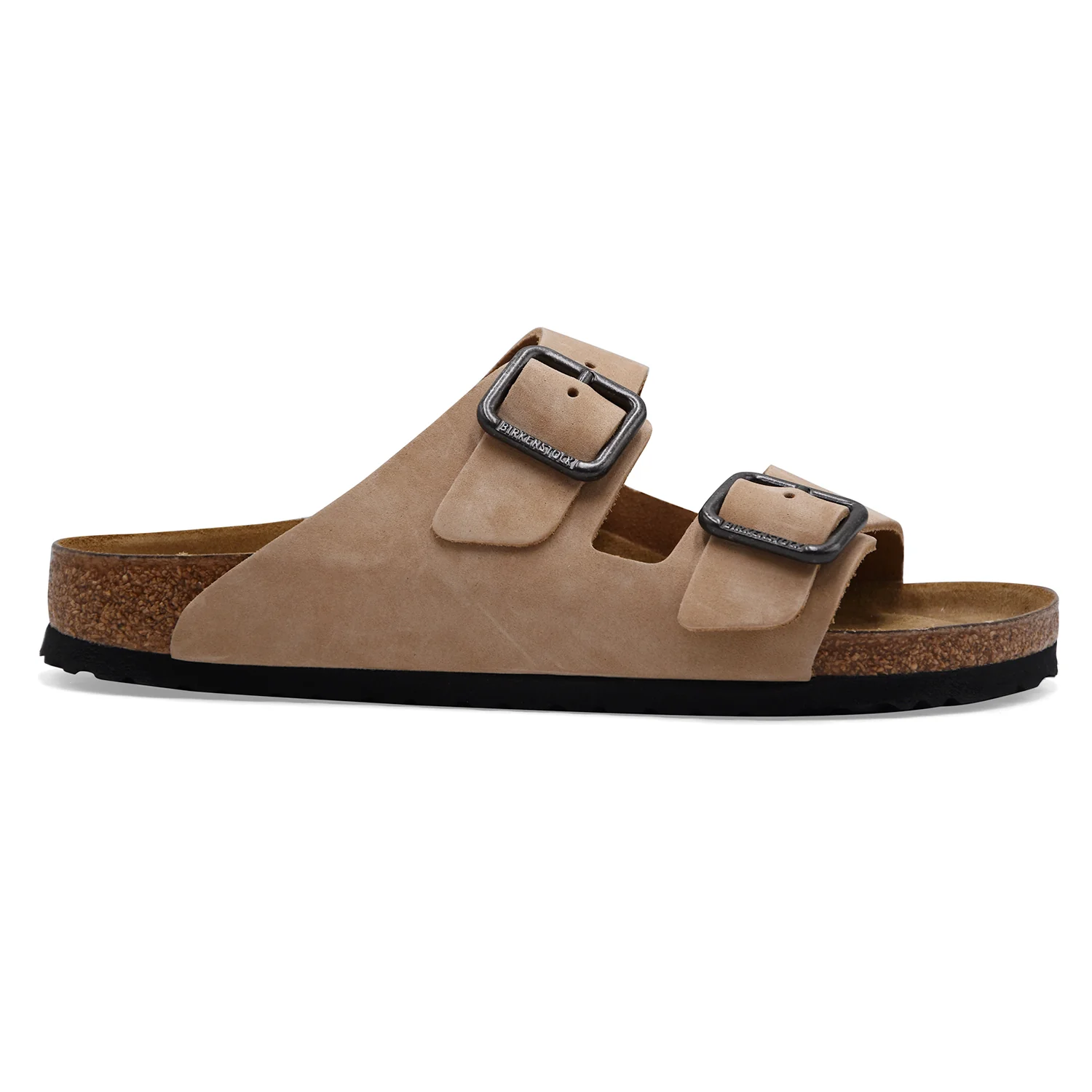 Sandali Uomo Birkenstock Arizona Wire Buckle Beige Look Casual