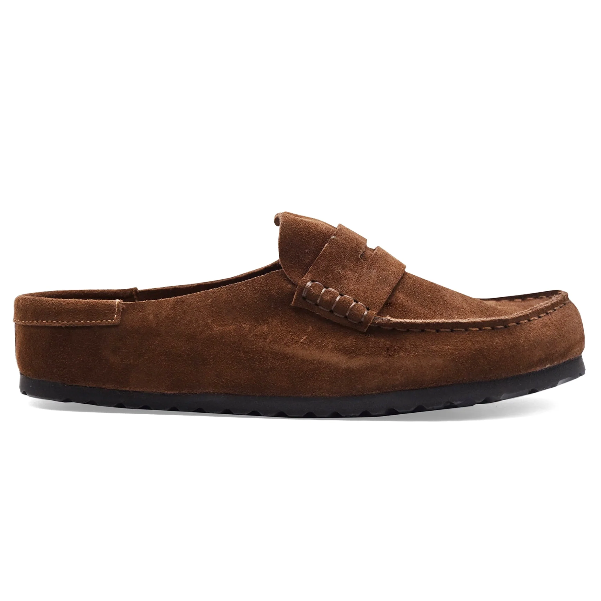 Sabot Birkenstock Naples Wrapped Uomo Pelle Scamosciata Carafe