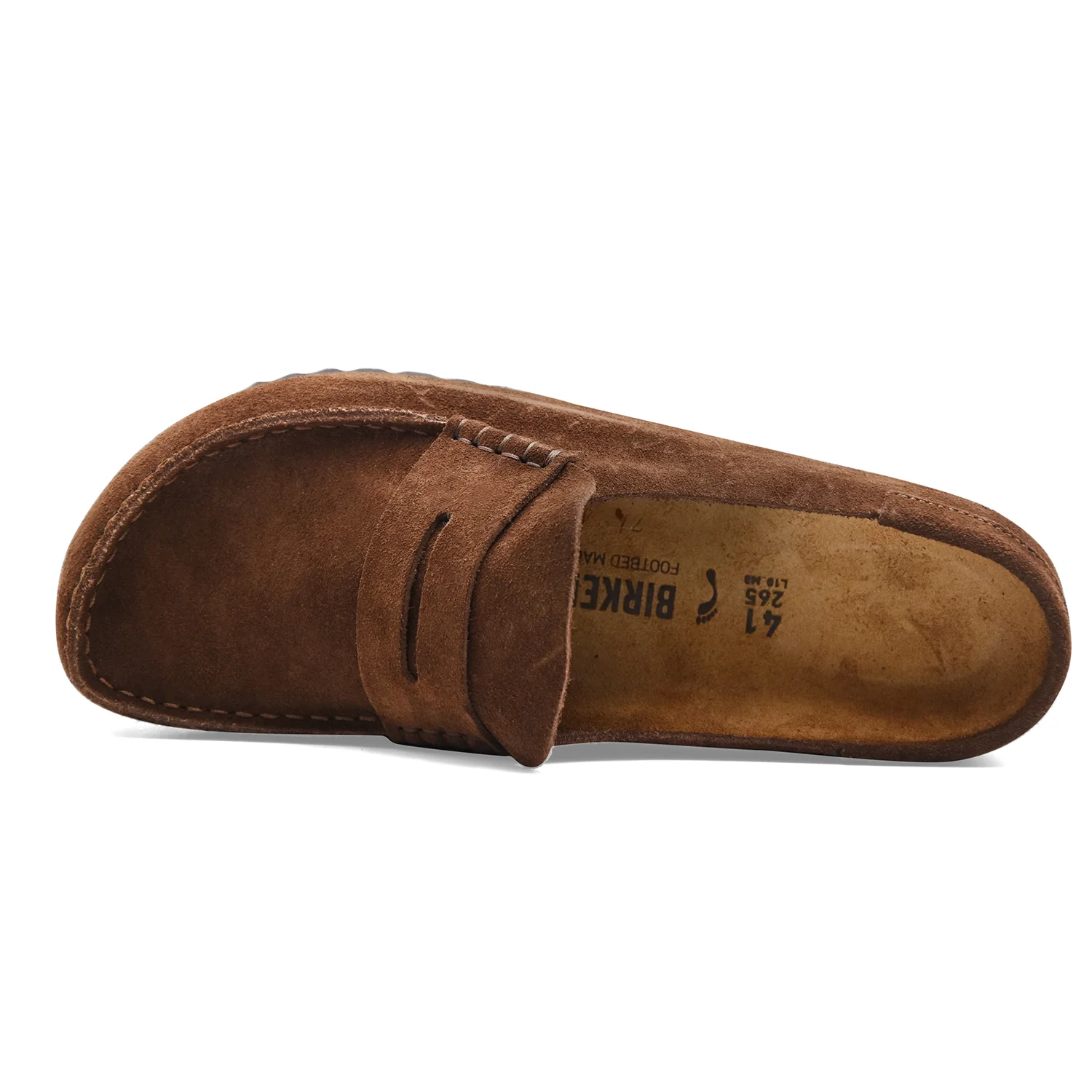 Sabot Birkenstock Naples Wrapped Uomo Pelle Scamosciata Carafe - Image 3