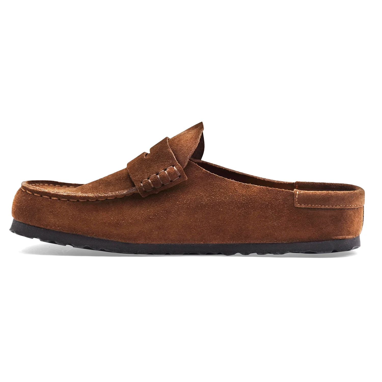 Sabot Birkenstock Naples Wrapped Uomo Pelle Scamosciata Carafe - Image 5