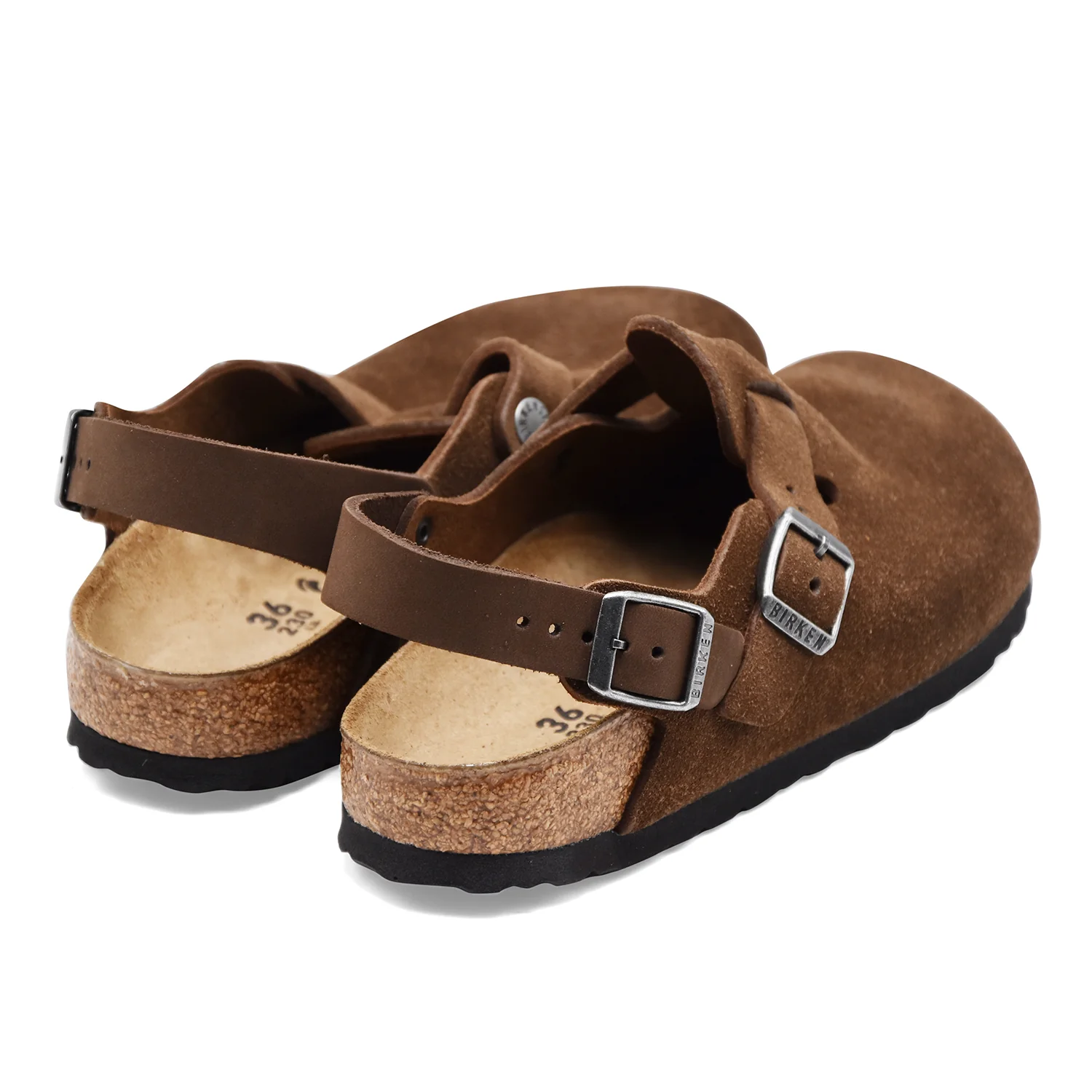 Sandali Birkenstock Tokio II Pelle Scamosciata Marrone Carafe - Image 5