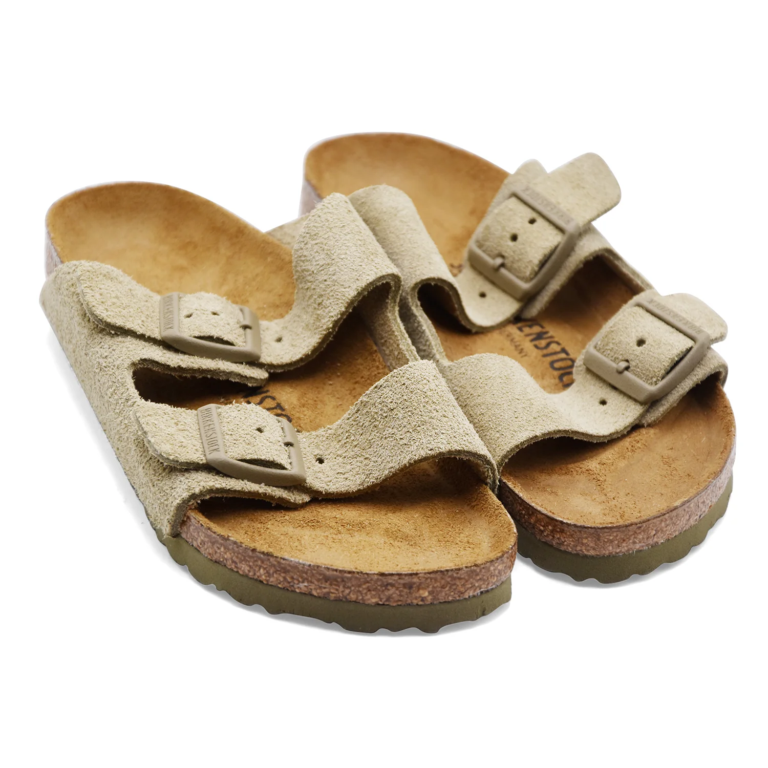 Sandali Birkenstock Arizona Donna In Faded Khaki Stile Iconico - Image 4