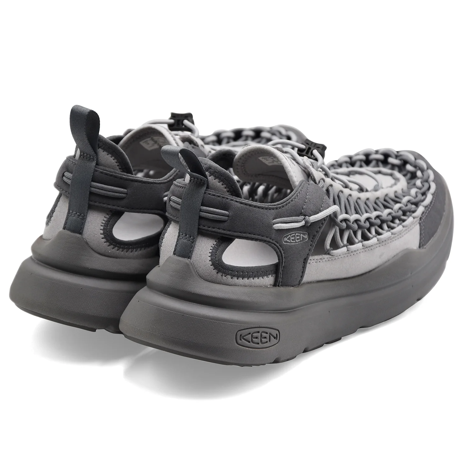 Sneakers Uomo Keen Uneek Grigio Con Chiusura Quick-Cinch Bungee - Image 4