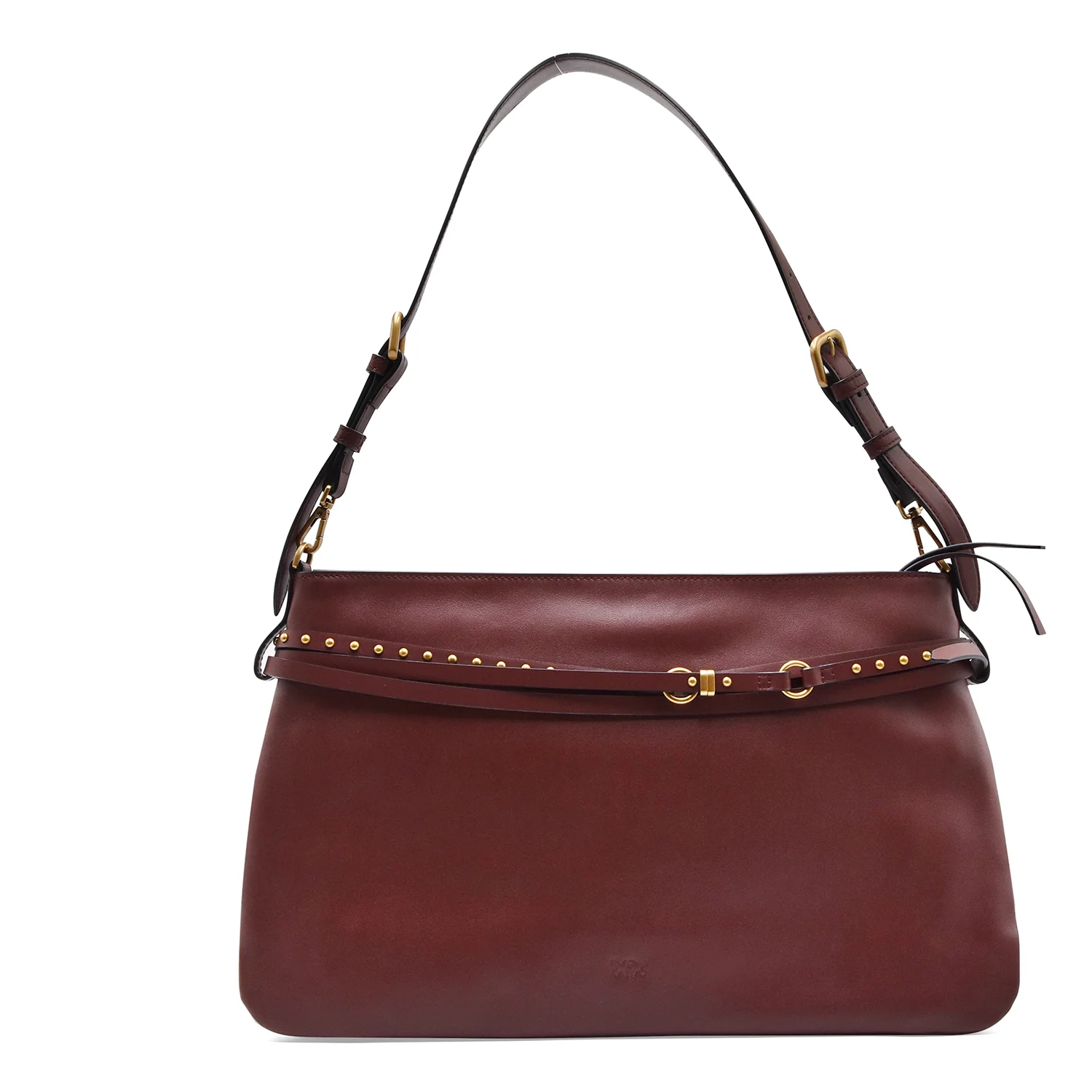Borsa Pinko Donna In Morbida Pelle Burgundy Wine BELT BAG BIG - Image 3