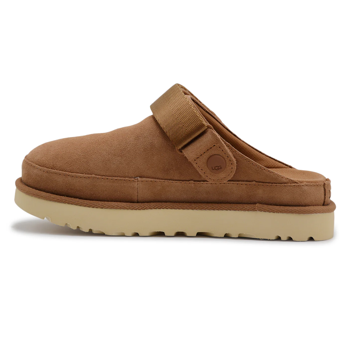 Sabot Donna UGG Goldenstar Plateau Leggero Camoscio Chestnut - Image 3