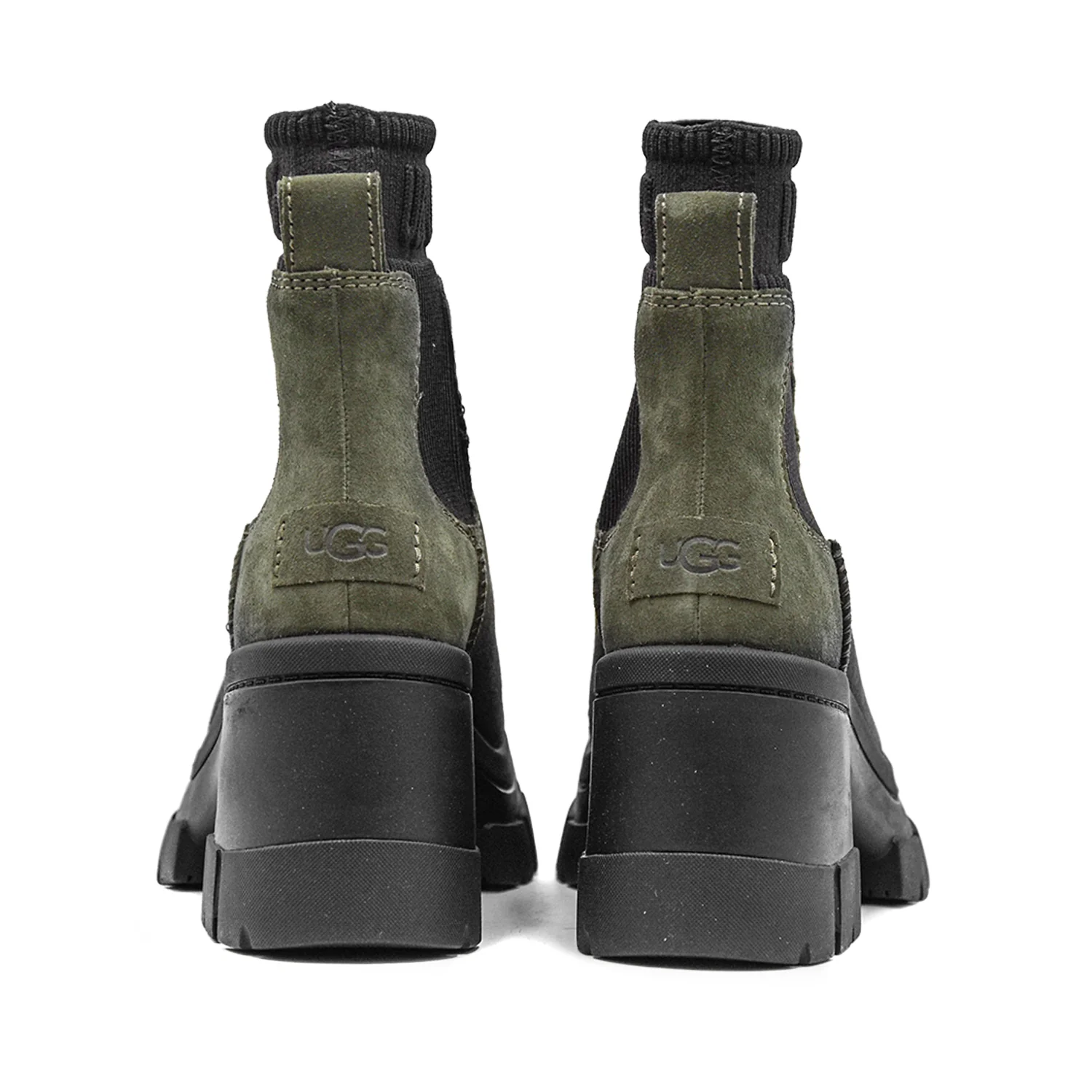 Stivaletti Ugg Brooklyn Verde Donna Dagli Elementi Accattivanti - Image 3