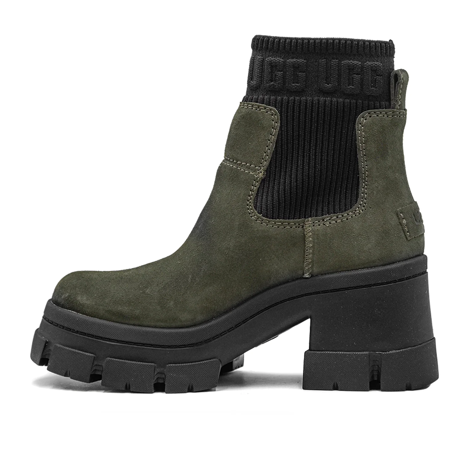 Stivaletti Ugg Brooklyn Verde Donna Dagli Elementi Accattivanti - Image 4