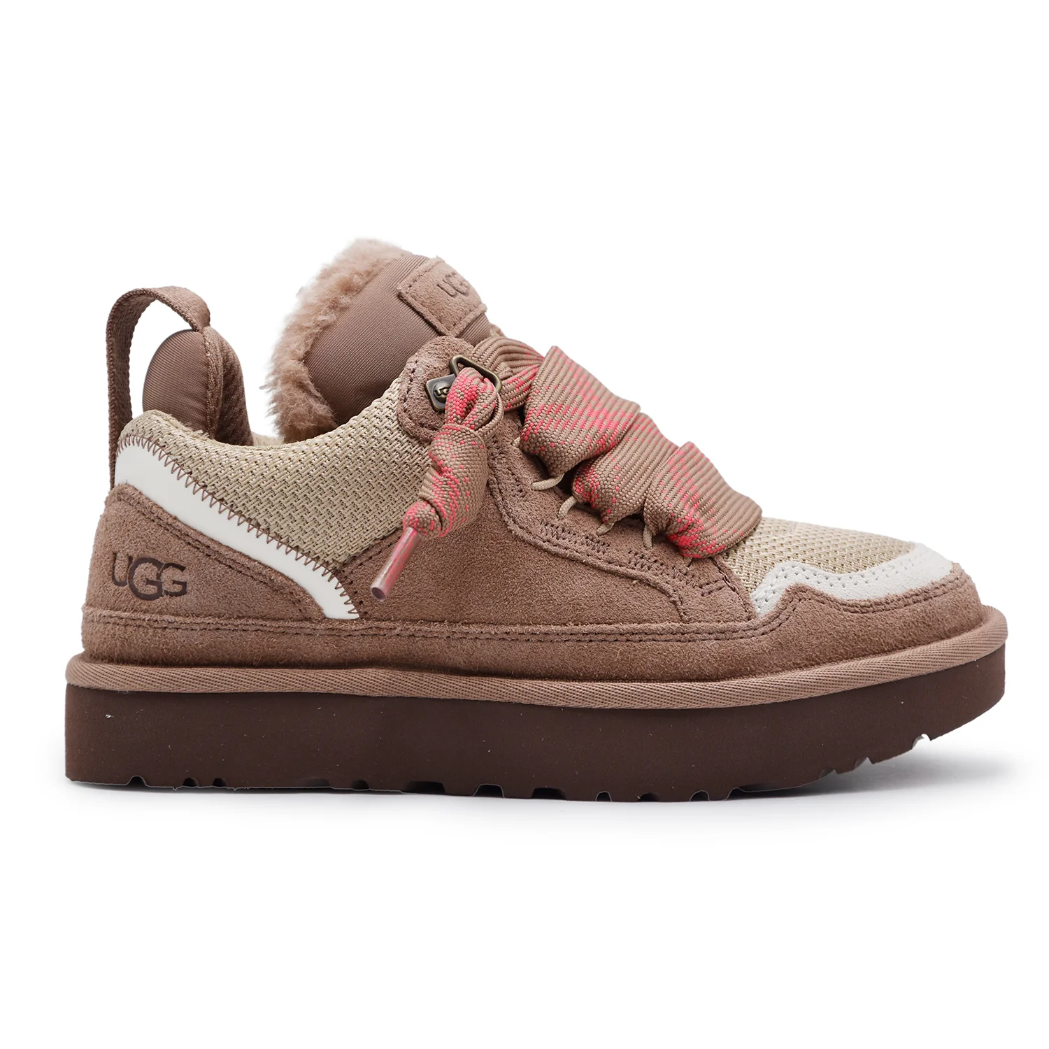 Sneakers UGG Donna Lowmel Suede Rocky Oak Stile Contemporaneo