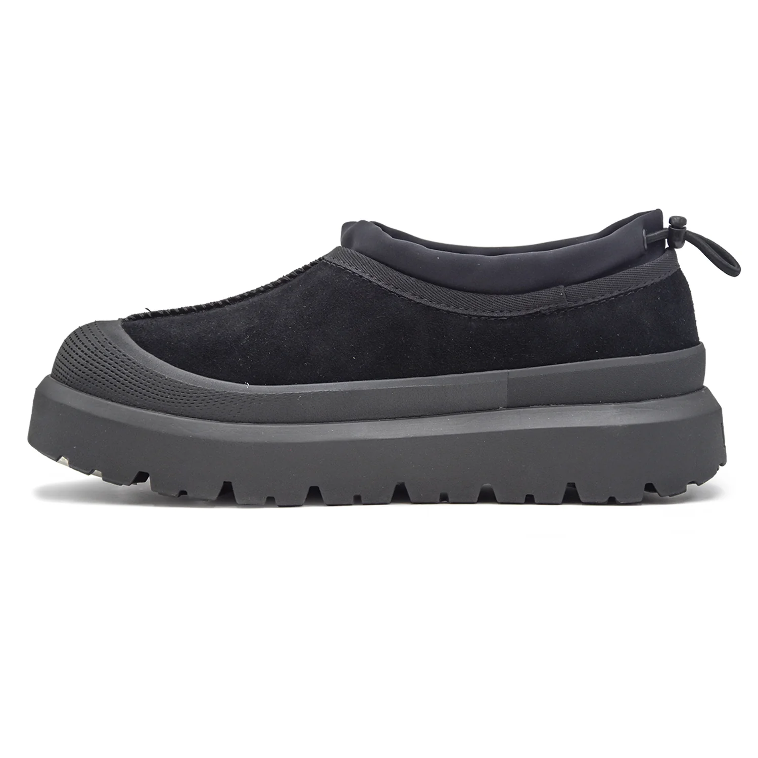 Ugg Tasman Sabot Nero Uomo Colletto Con Chiusura A Coulisse - Image 4