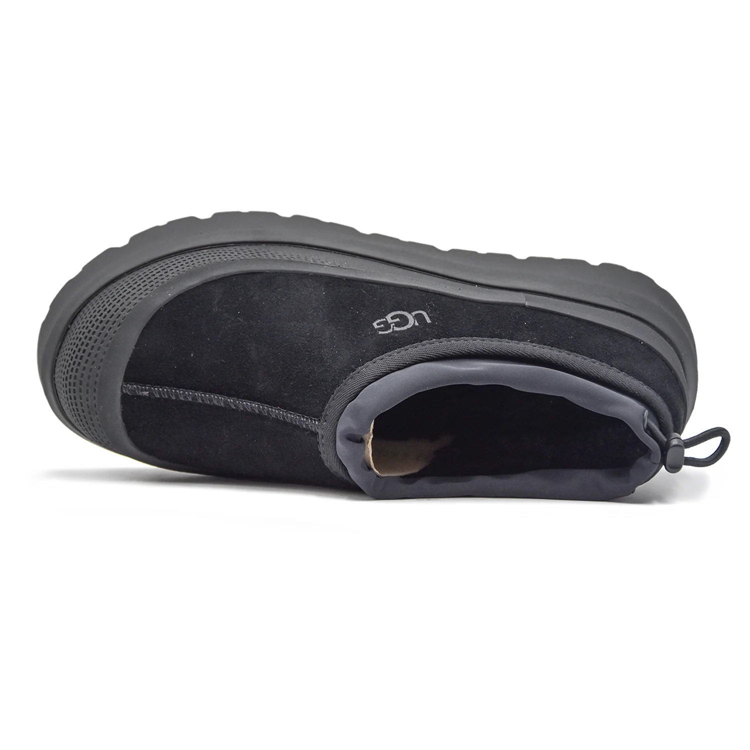 Ugg Tasman Sabot Nero Uomo Colletto Con Chiusura A Coulisse - Image 5
