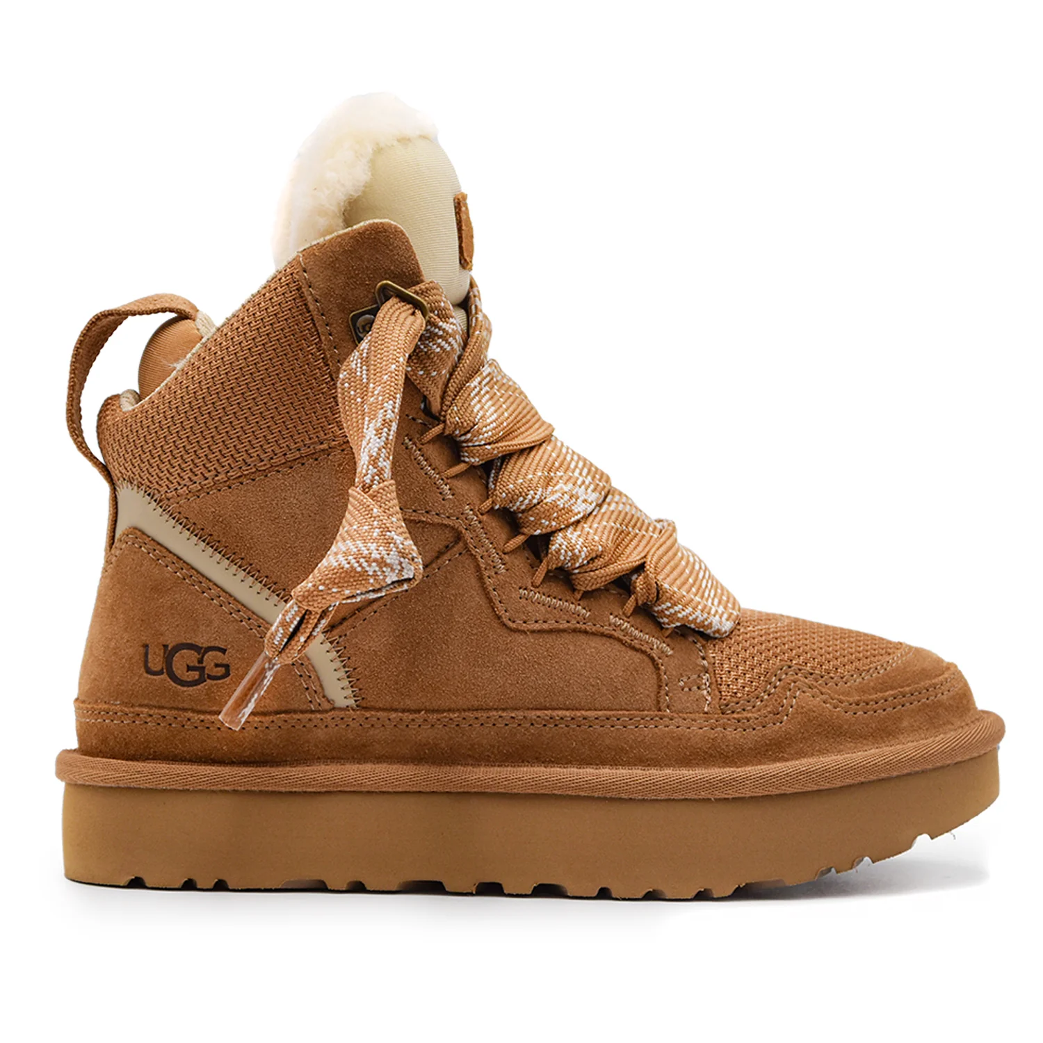 Ugg Highmel Donna Camoscio Tabacco Dallo Stile Disinvolto