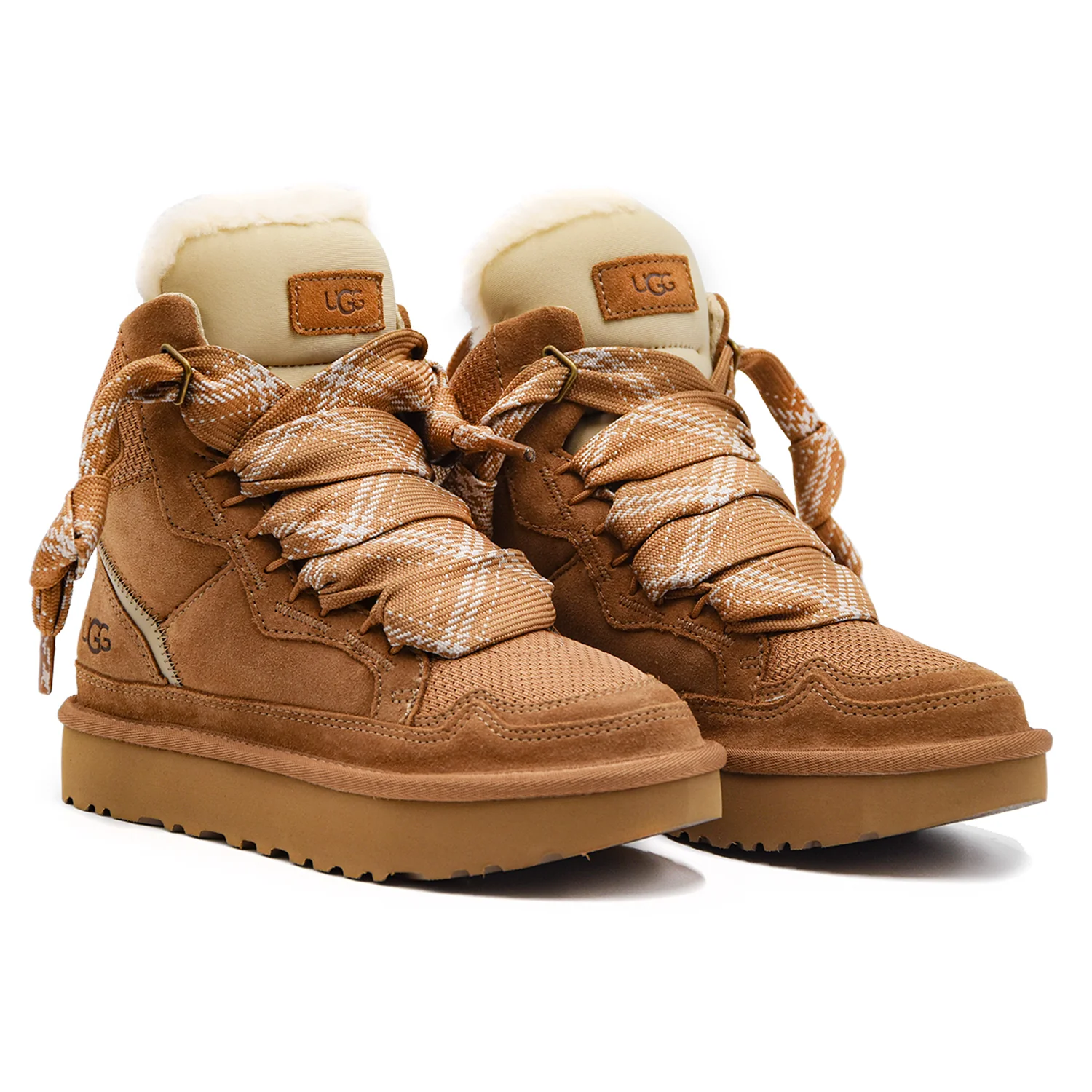 Ugg Highmel Donna Camoscio Tabacco Dallo Stile Disinvolto - Image 2
