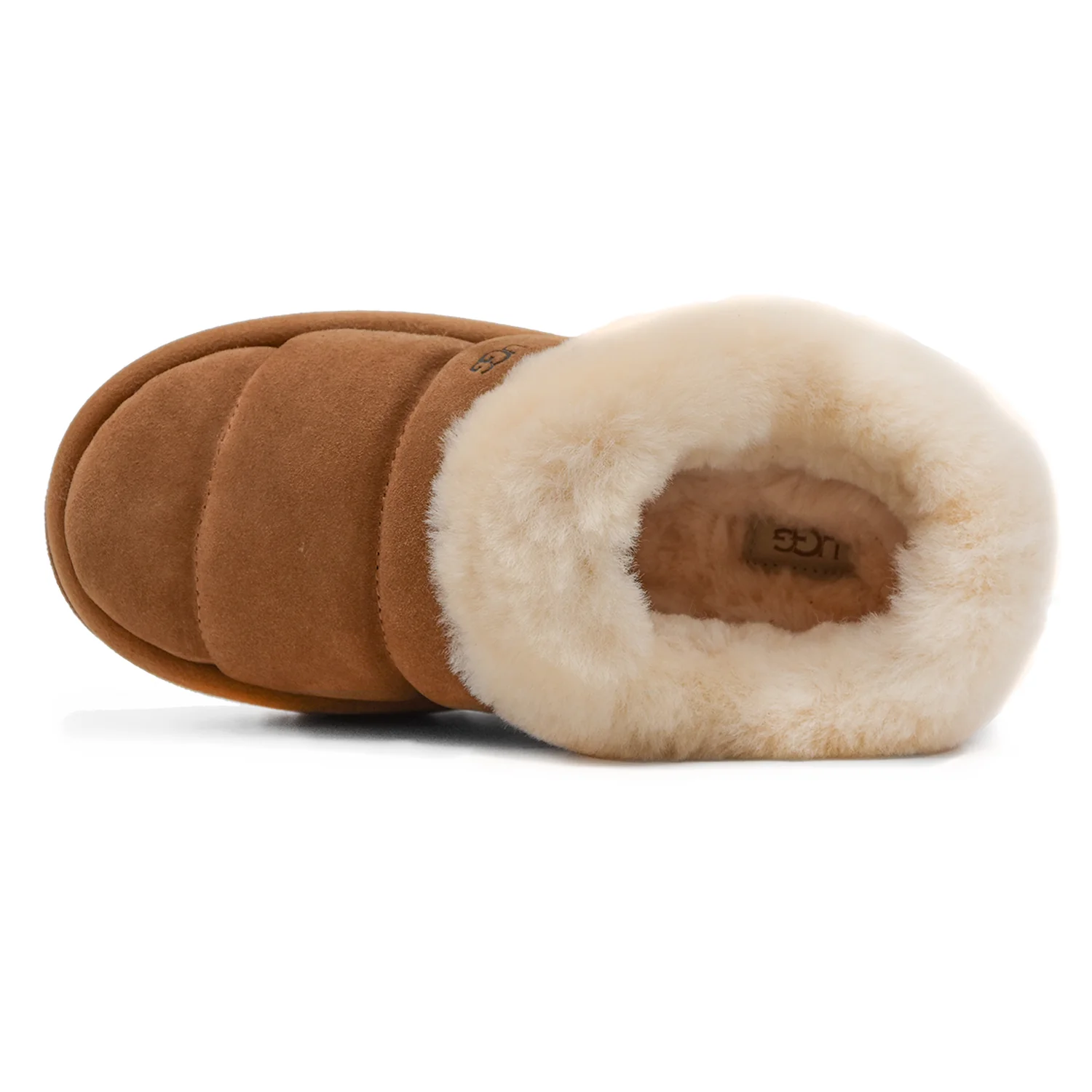 Sabot Ugg Donna Tazzlita Tabacco Con Soffice Collarino A Vista - Image 4