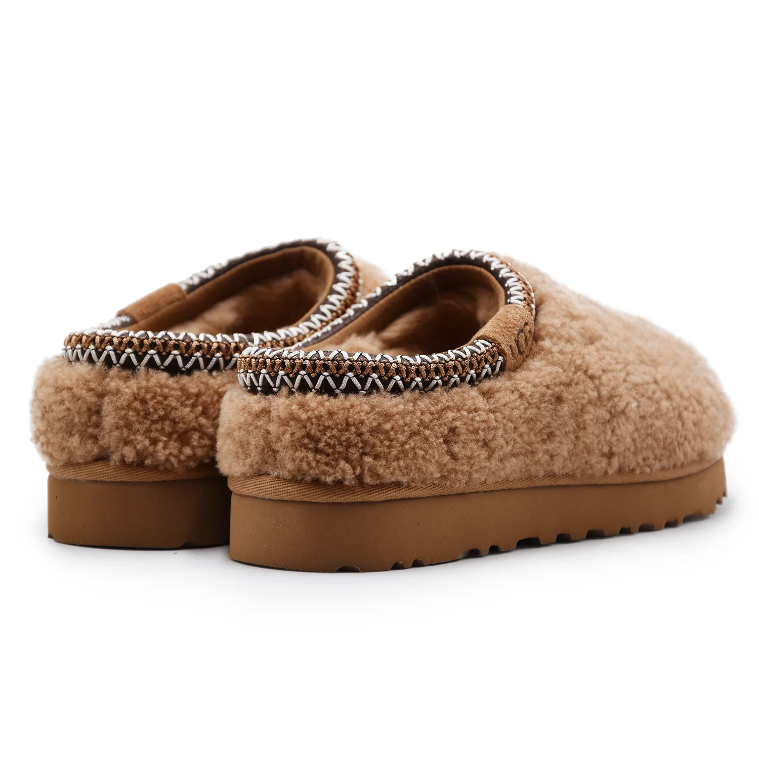 Sabot Donna UGG Tasman Maxi Curly Chestnut Soletta In UGGplush - Image 3