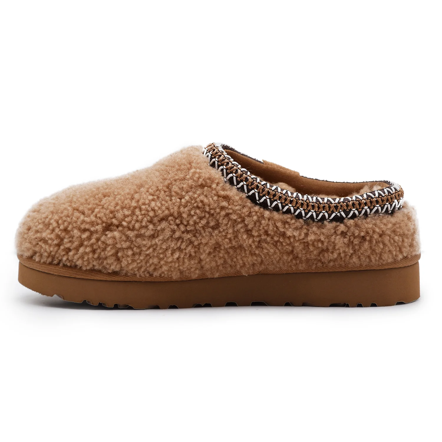 Sabot Donna UGG Tasman Maxi Curly Chestnut Soletta In UGGplush - Image 4
