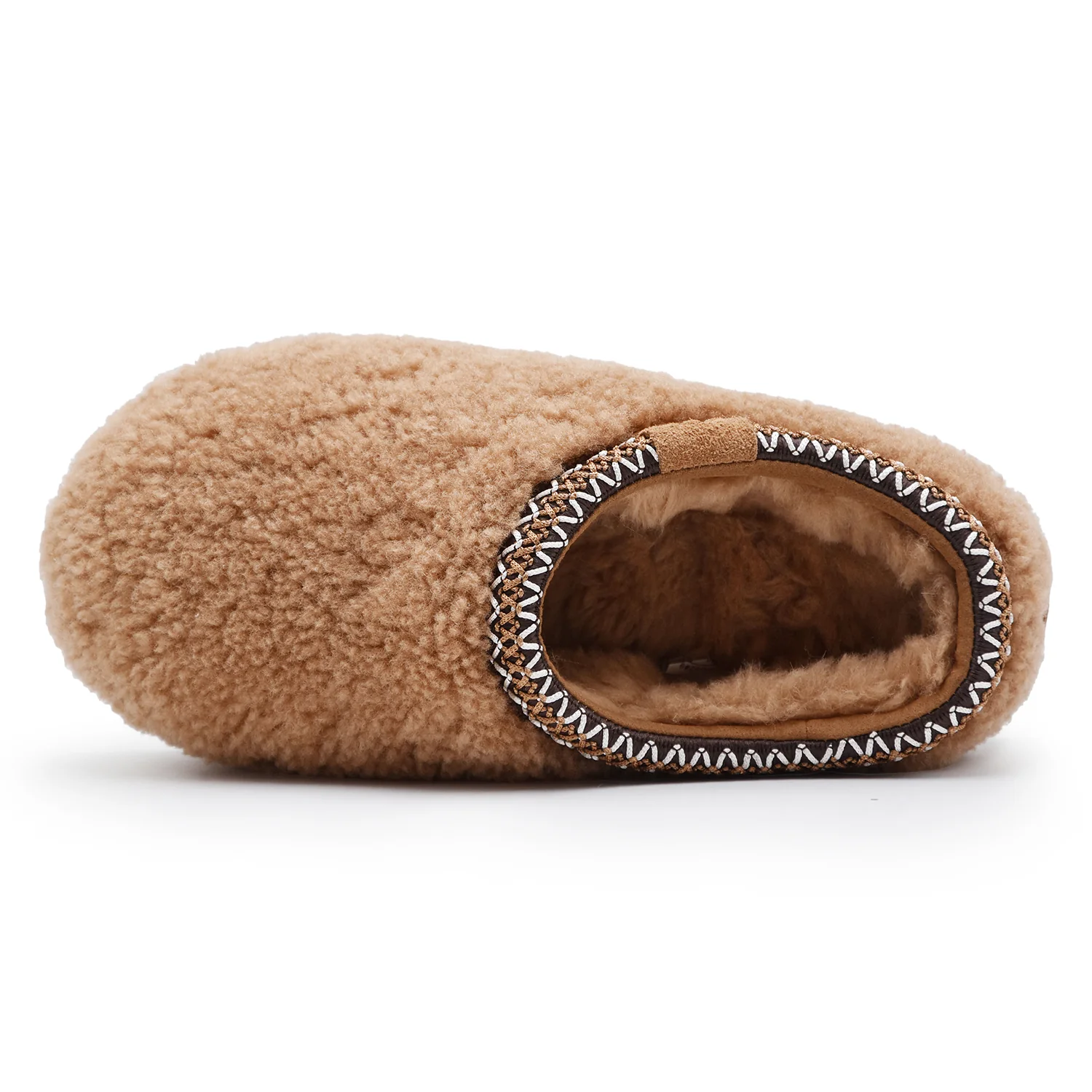 Sabot Donna UGG Tasman Maxi Curly Chestnut Soletta In UGGplush - Image 5