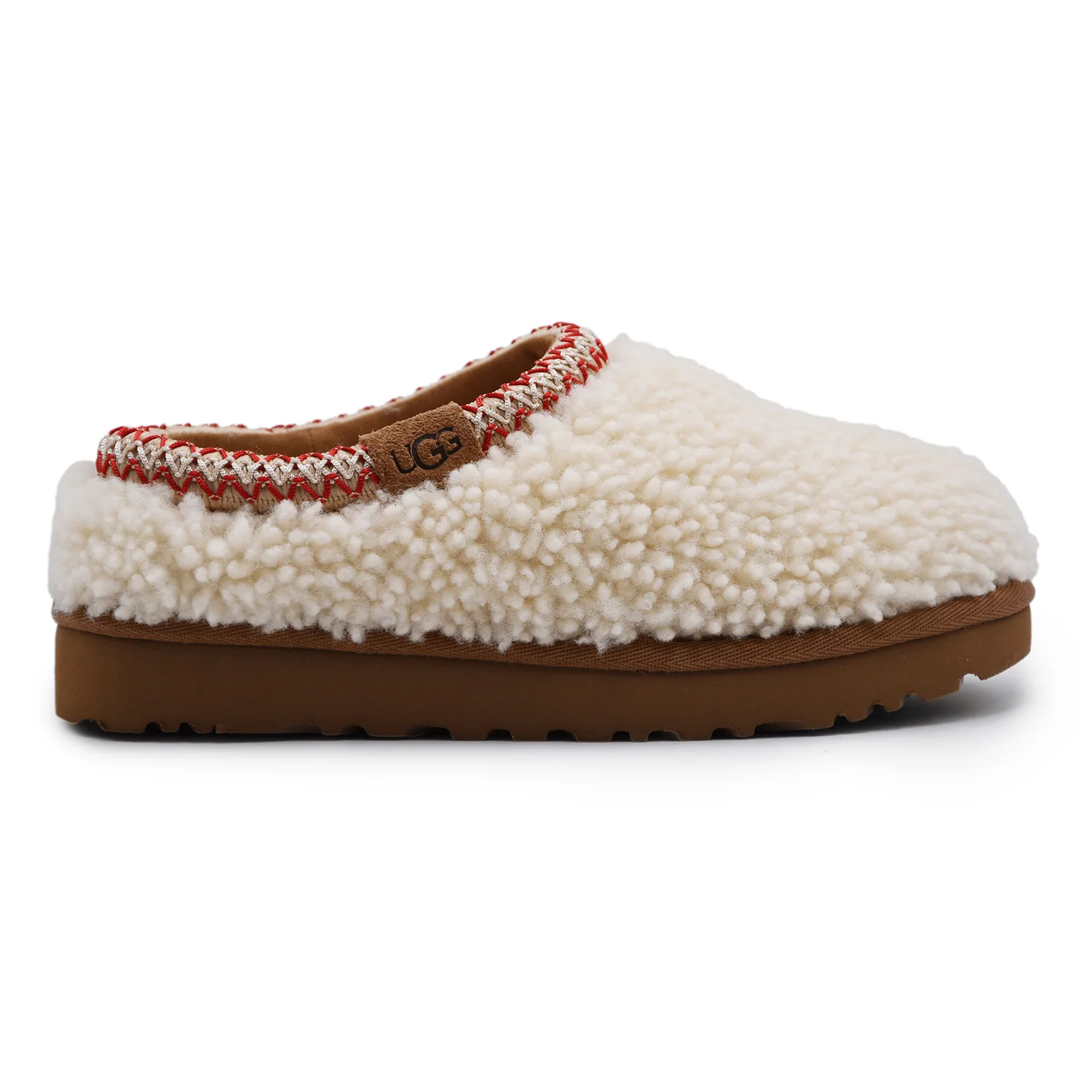 Sabot UGG Donna Tasman Maxi Curly In Natural Bianco Stile Chic