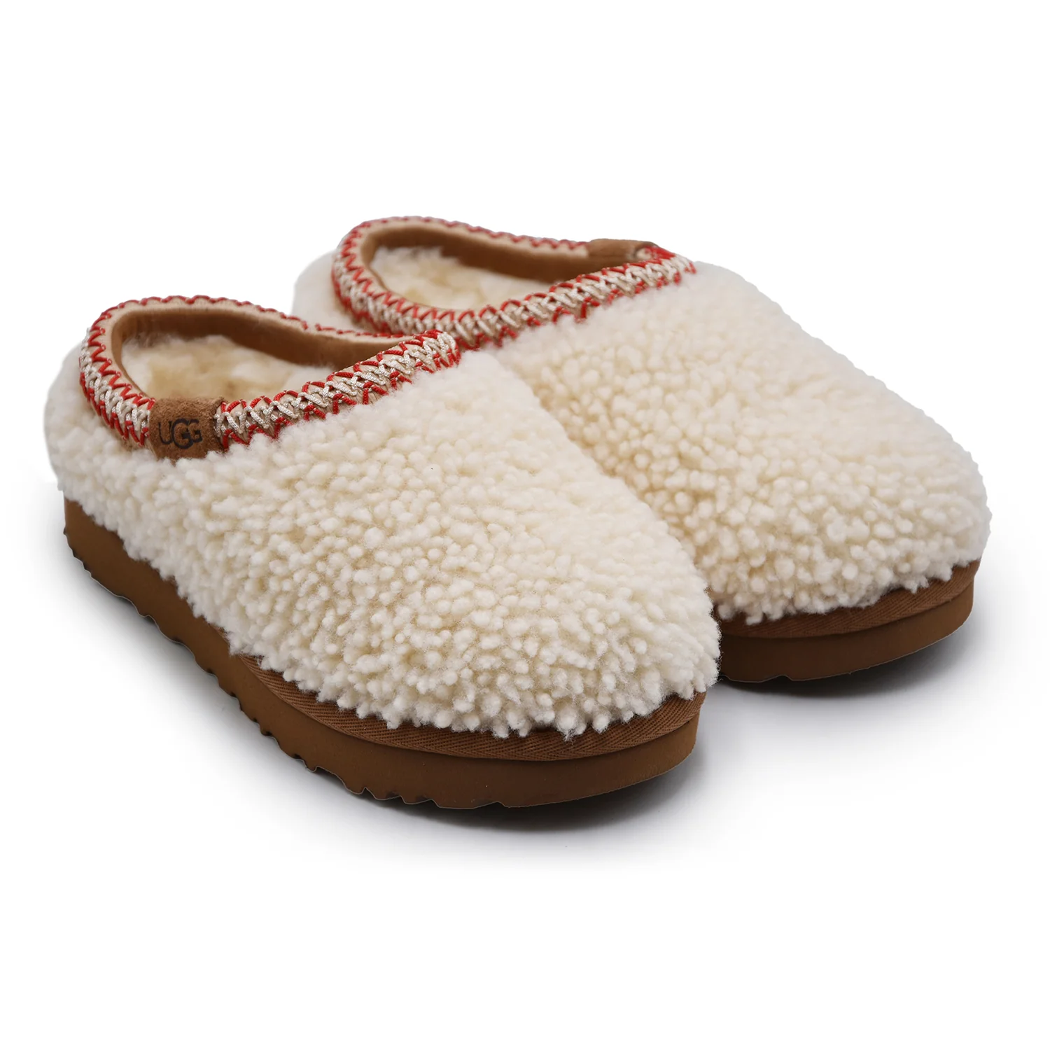Sabot UGG Donna Tasman Maxi Curly In Natural Bianco Stile Chic - Image 2