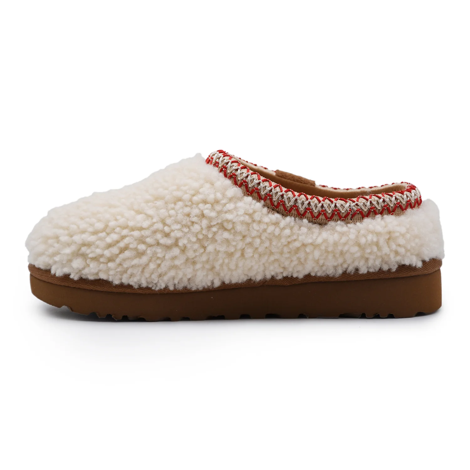 Sabot UGG Donna Tasman Maxi Curly In Natural Bianco Stile Chic - Image 4