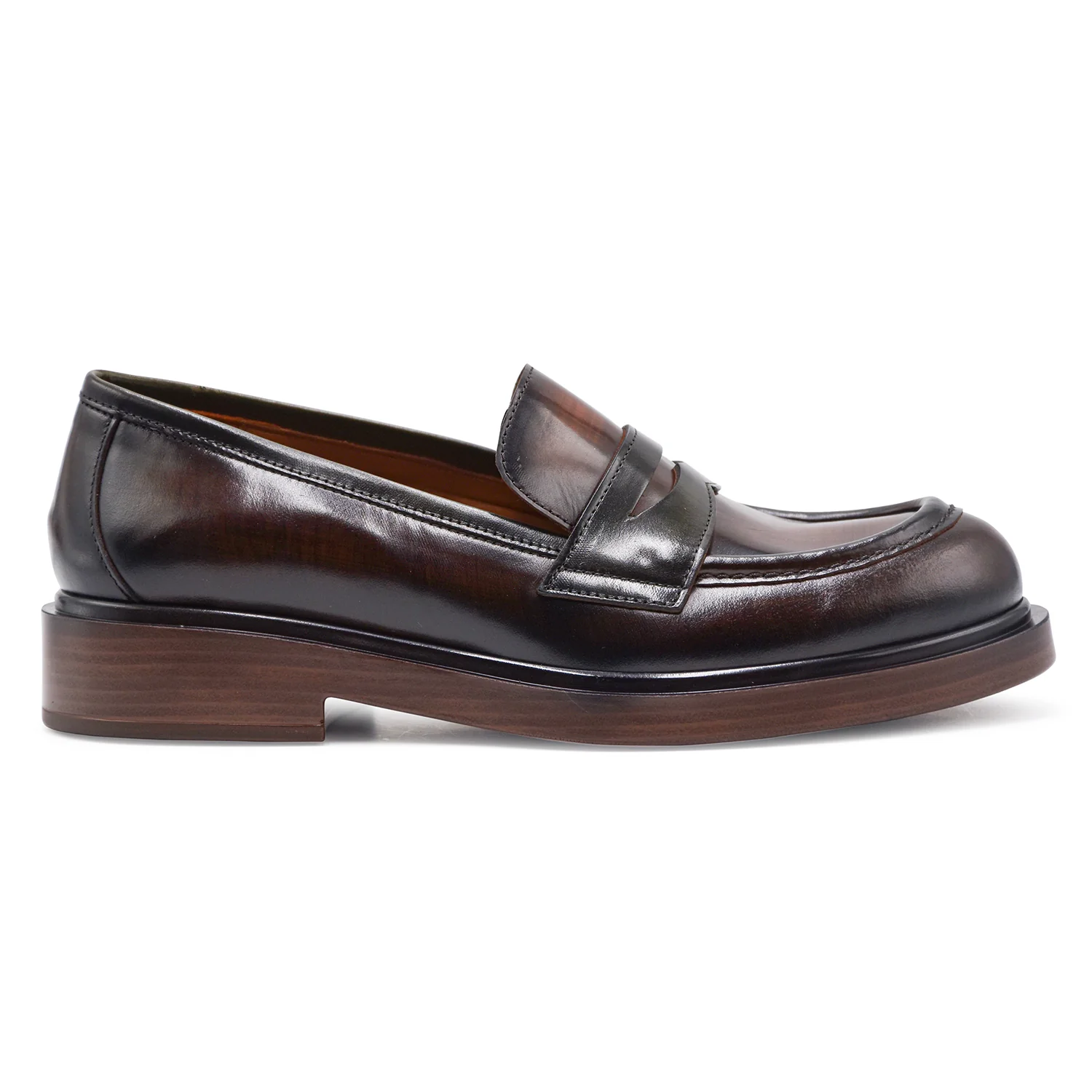 Mocassini Donna Pons Quintana SELINE C931 Pelle Ebano Legnosa