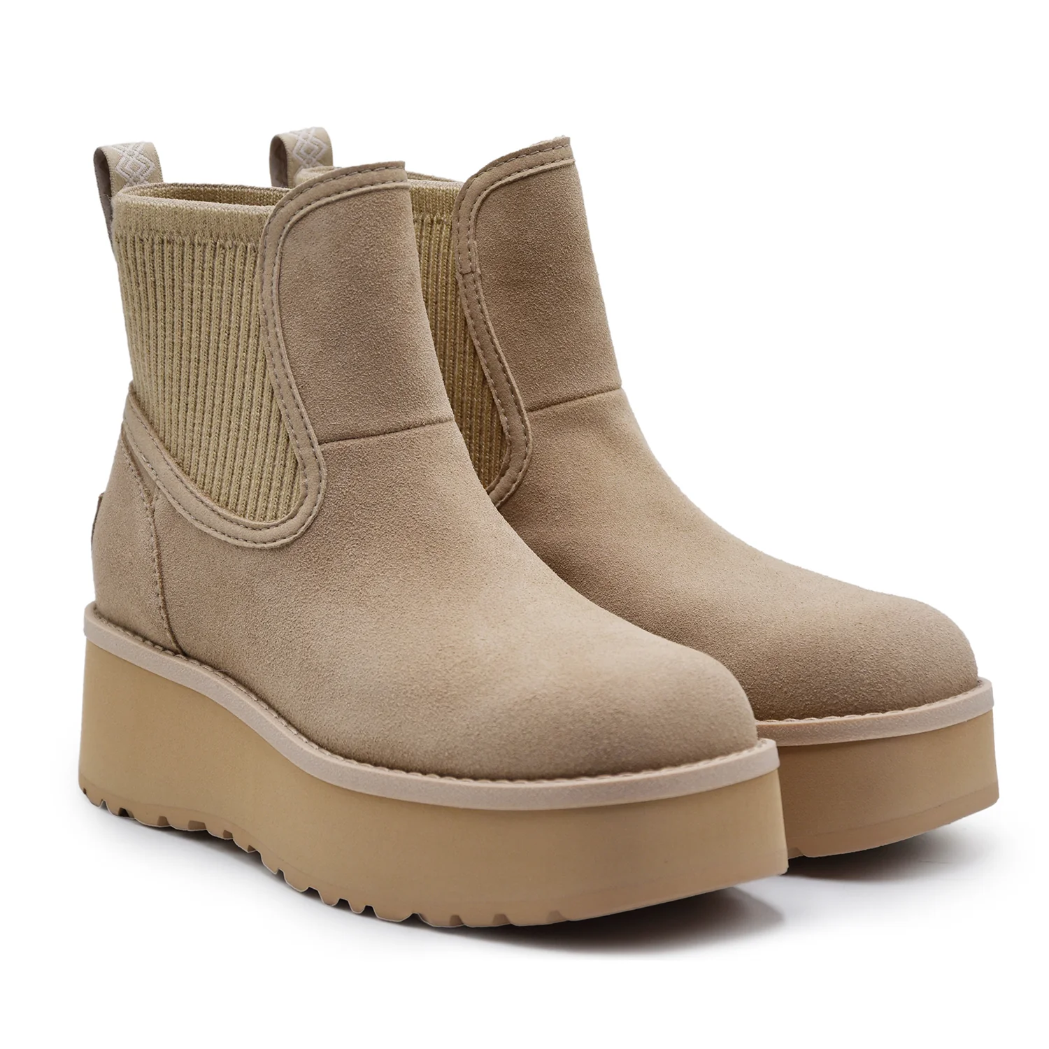 Stivaletti UGG Donna Chelsea Mod Cityfunc Suede Mustard Seed - Image 2