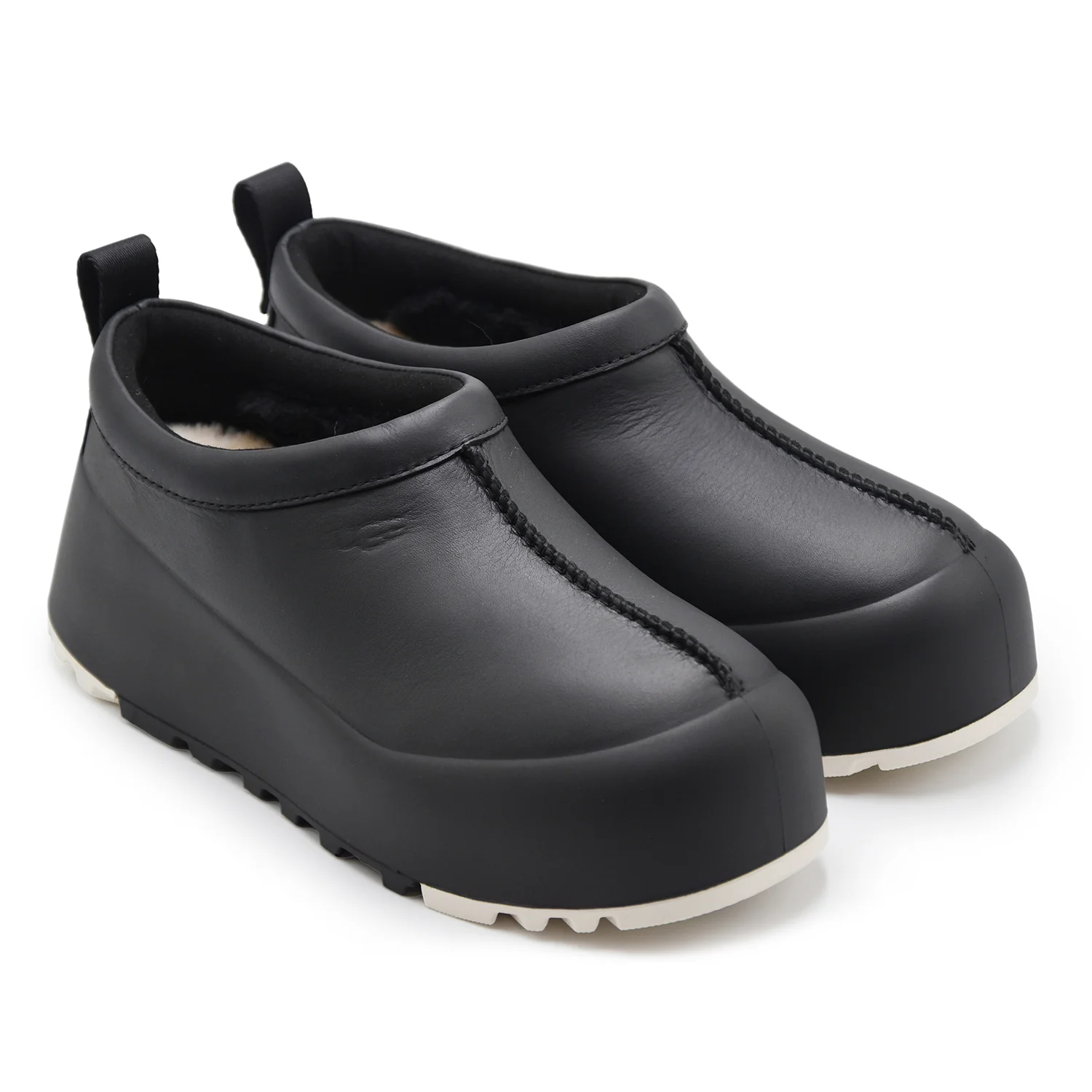 Sabot UGG Donna Tasman StreetScape Nero Pelle Idrorepellente - Image 2