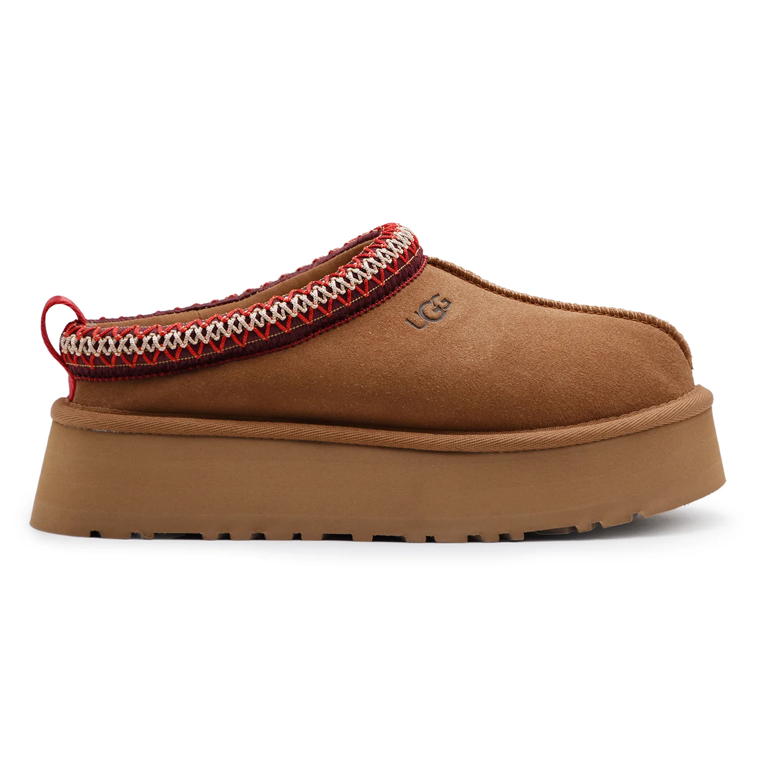 Sabot UGG Tazz II Donna Chestnut Bordo Con Intreccio UGGbraid