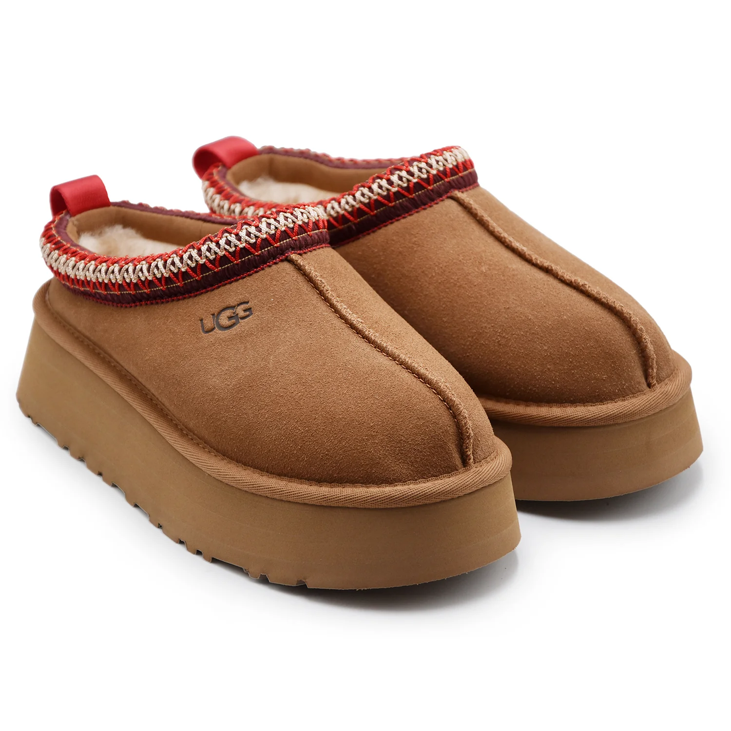 Sabot UGG Tazz II Donna Chestnut Bordo Con Intreccio UGGbraid - Image 2