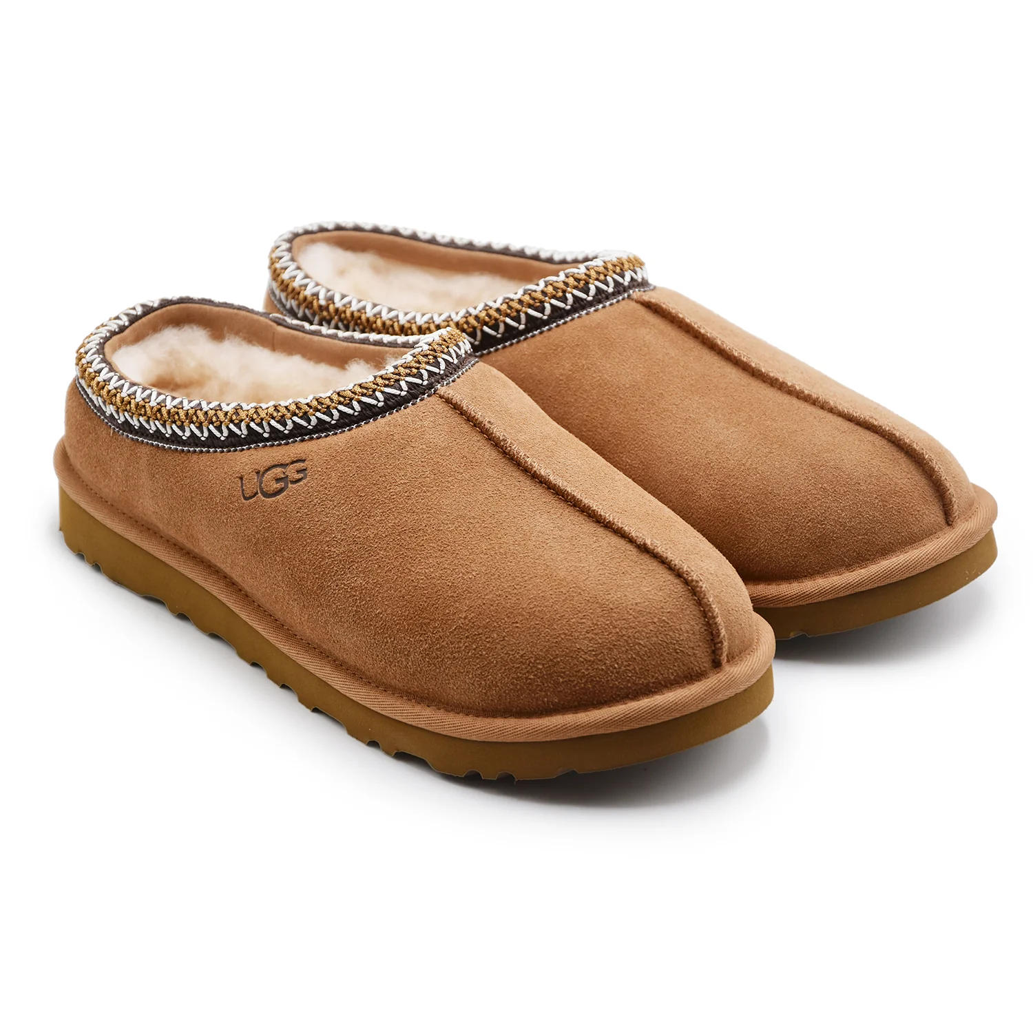 Sabot UGG Uomo Tasman II Camoscio Chestnut Con Suola Treadlite - Image 2