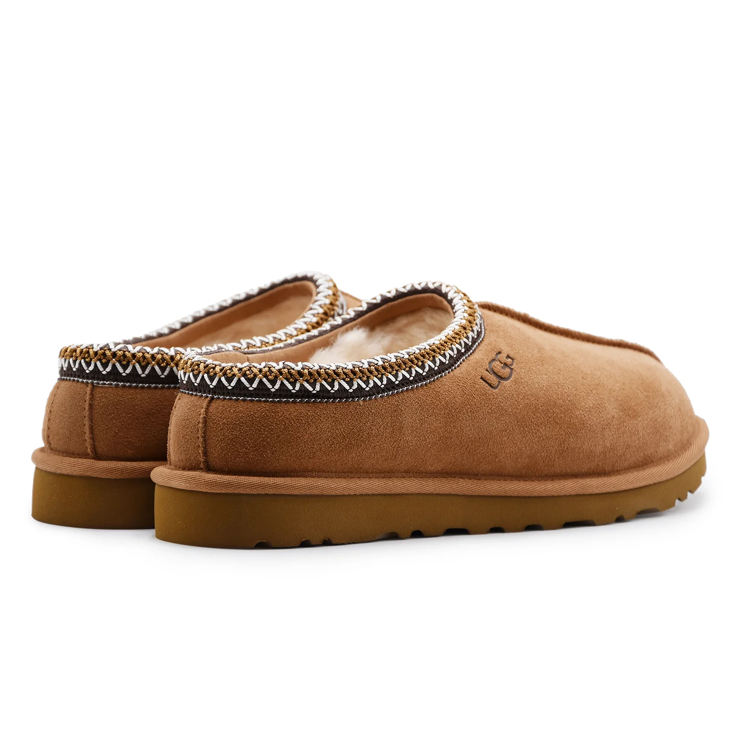 Sabot UGG Uomo Tasman II Camoscio Chestnut Con Suola Treadlite - Image 4