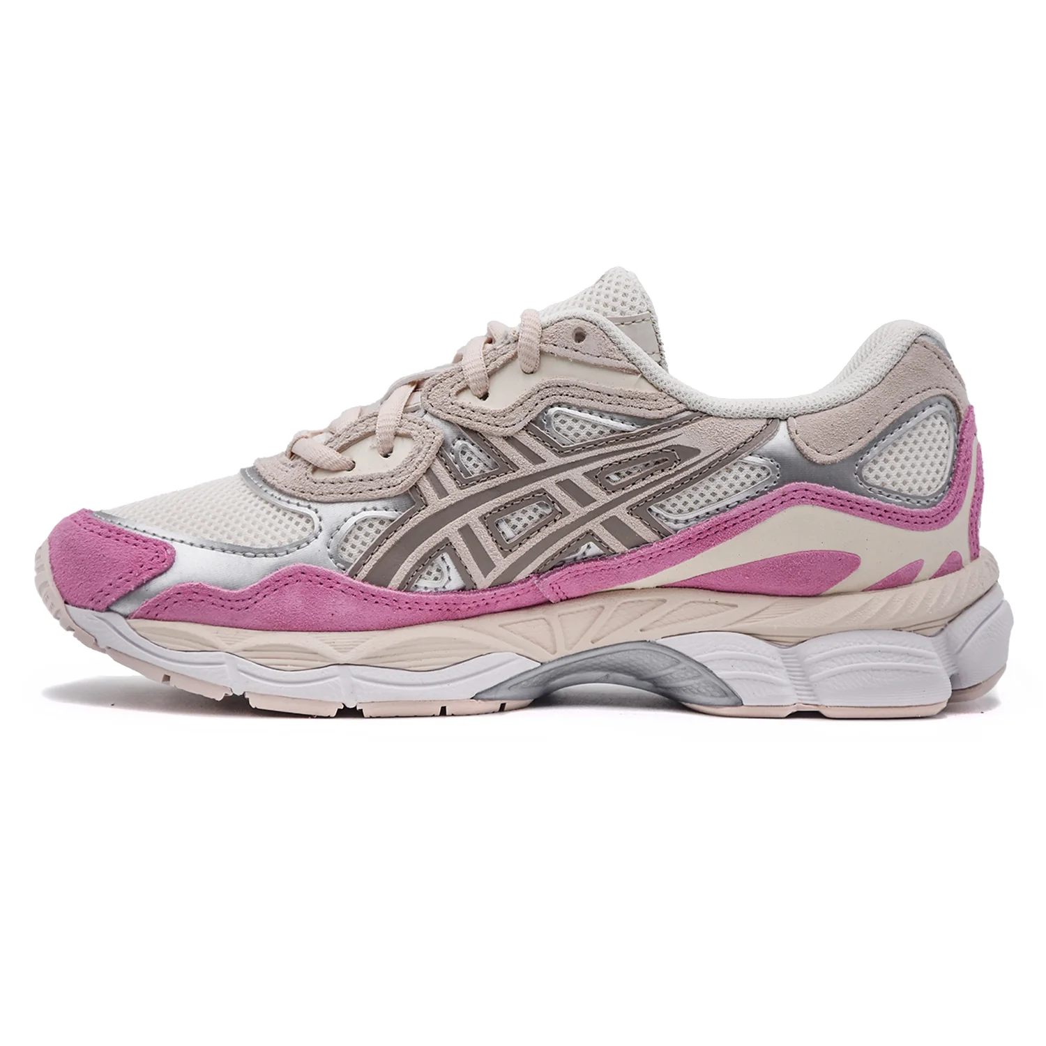 Asics GEL-NIMBUS3 Sneakers Donna Crema Rosa Tradizione Modernità - Image 3