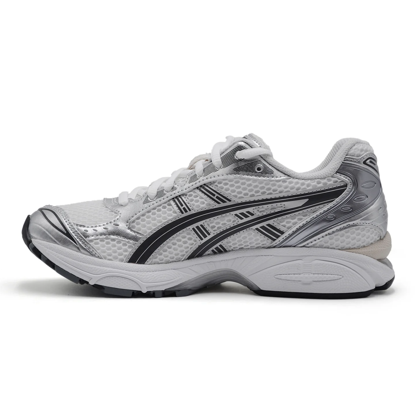 Sneakers Asics Donna Modello GEL-KAYANO 14 White Graphite Grey - Image 3