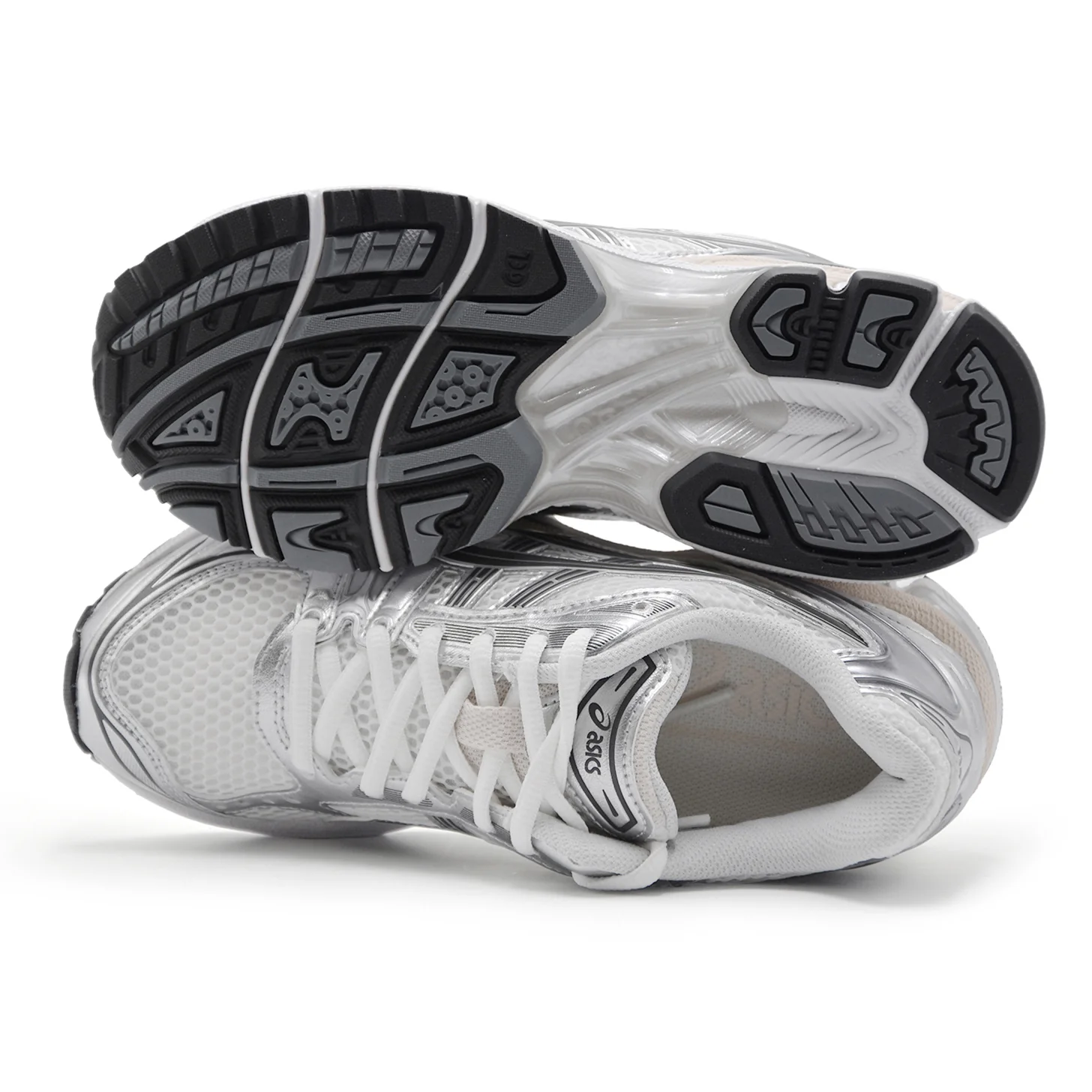 Sneakers Asics Donna Modello GEL-KAYANO 14 White Graphite Grey - Image 5