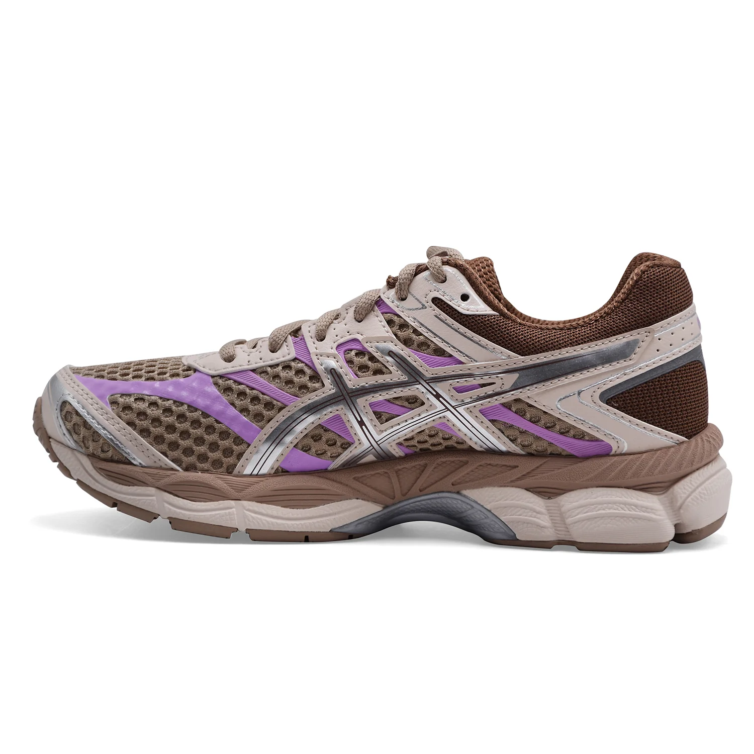 Sneakers Asics Da Donna GEL-CUMULUS 16 Tessuto Marrone E Viola - Image 3