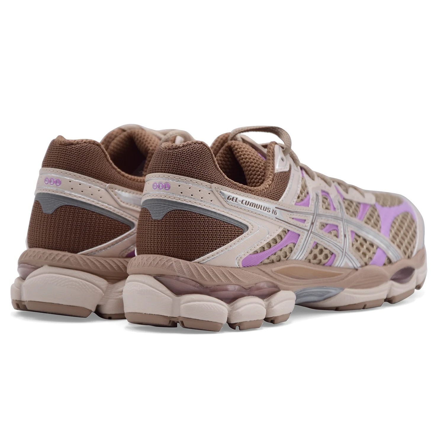 Sneakers Asics Da Donna GEL-CUMULUS 16 Tessuto Marrone E Viola - Image 4