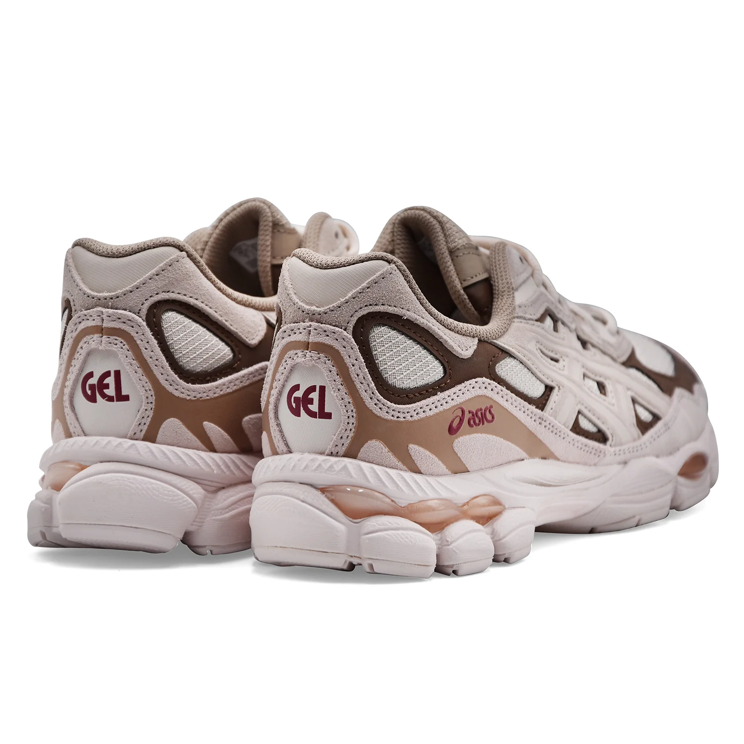 Sneakers Uomo Asics GEL-NYC Beige E Marrone Comode E Di Moda - Image 3