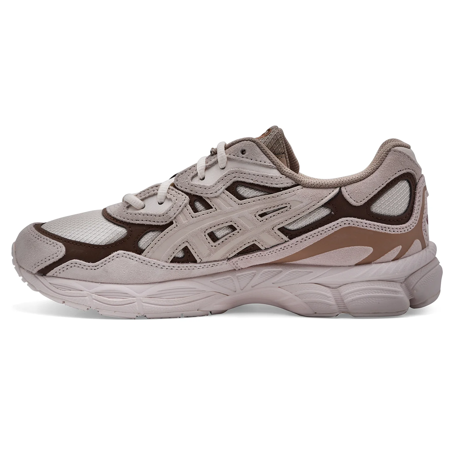 Sneakers Uomo Asics GEL-NYC Beige E Marrone Comode E Di Moda - Image 4