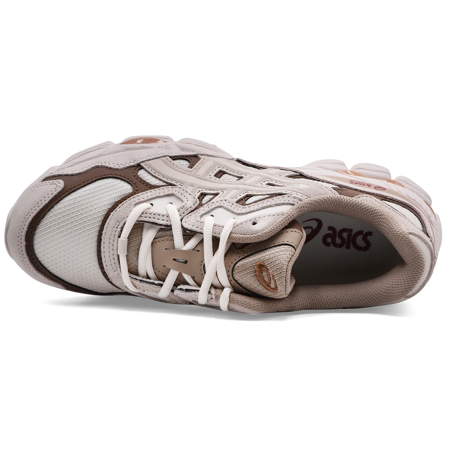 Sneakers Uomo Asics GEL-NYC Beige E Marrone Comode E Di Moda - Image 5