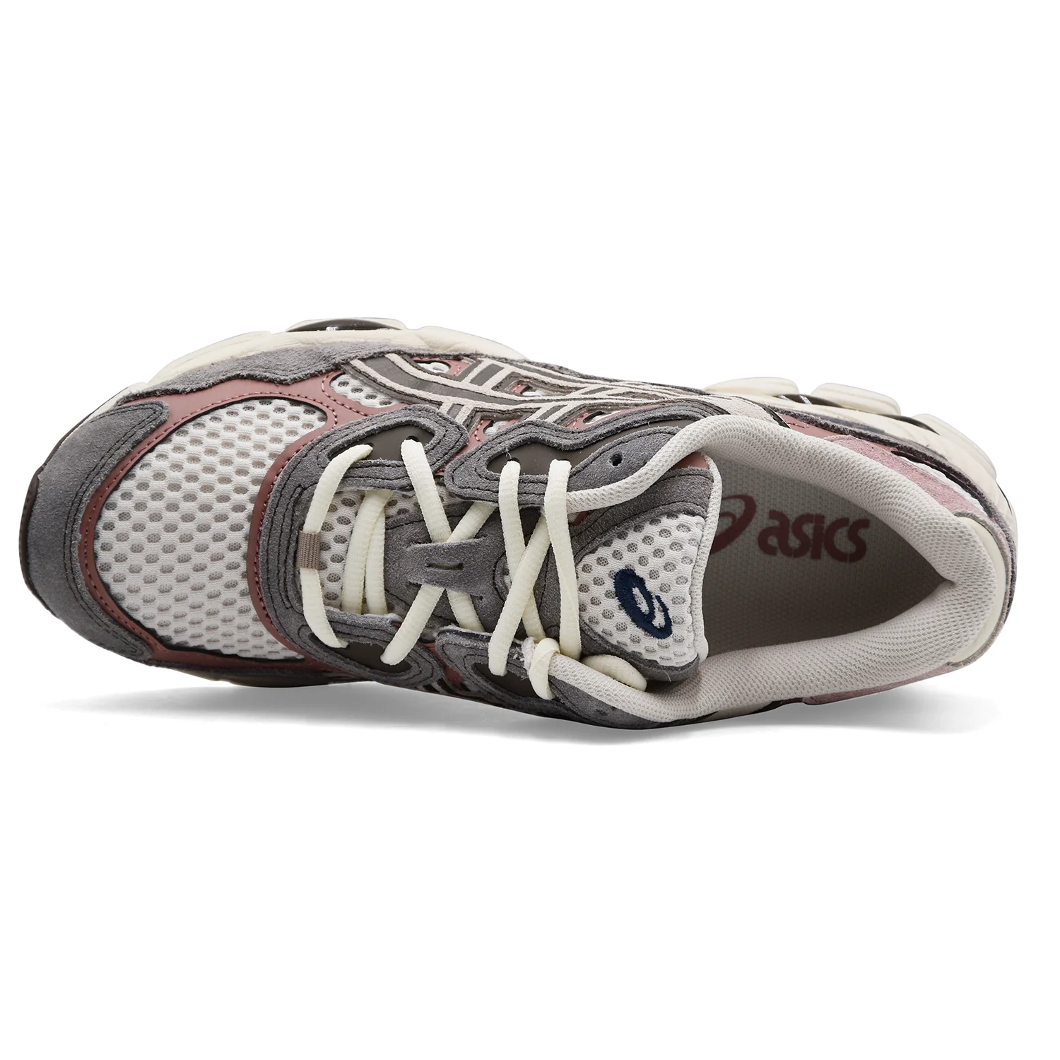 Sneakers Asics Uomo GEL-NYC In Camoscio Grigio E Tessuto Bianco - Image 4