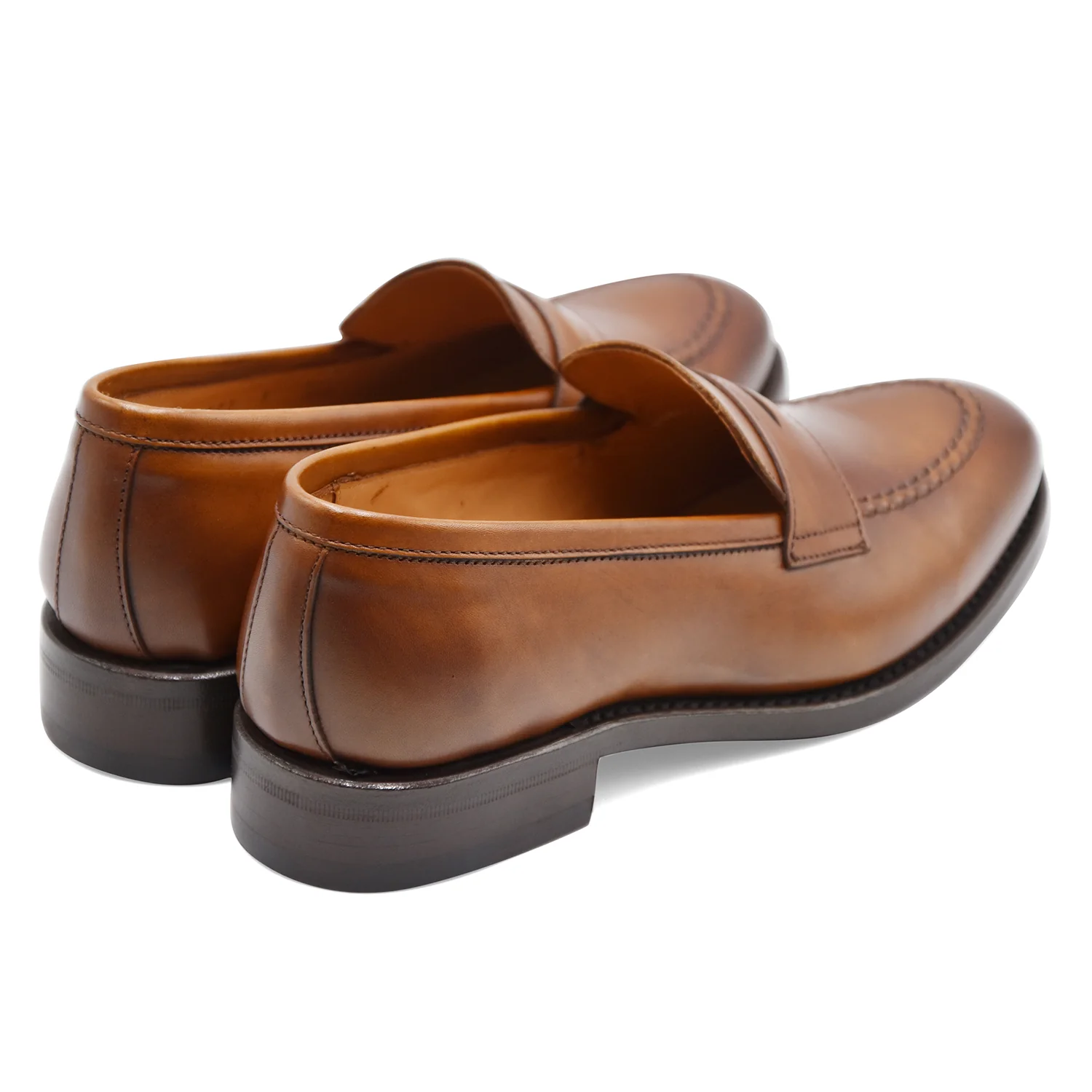 Mocassini Donna Berwick 1707 Goodyear Welt Pelle Cuoio Naturale - Image 5