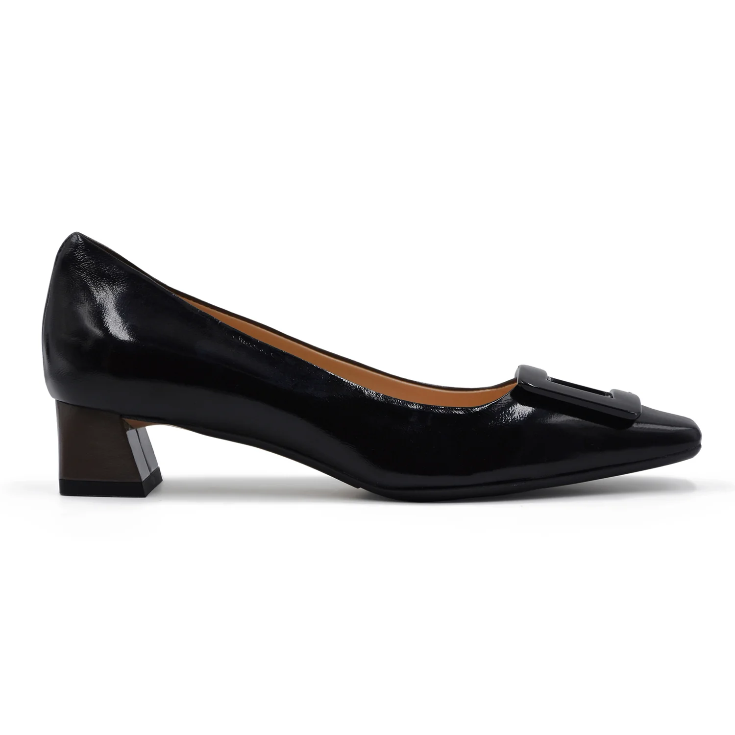 Décolleté Matteo Pitti Donna 1230 Metà Nero Metà Color Fango