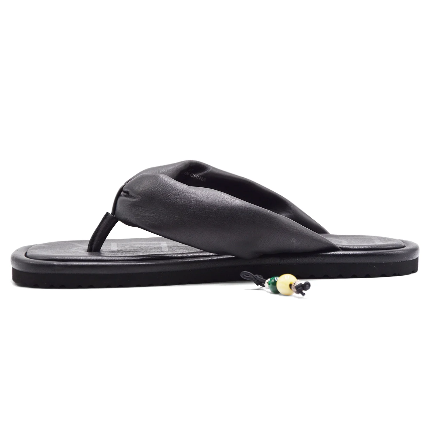 Sandali Infradito Loafer Filipa Donna Imbottita Nero Intenso - Image 2