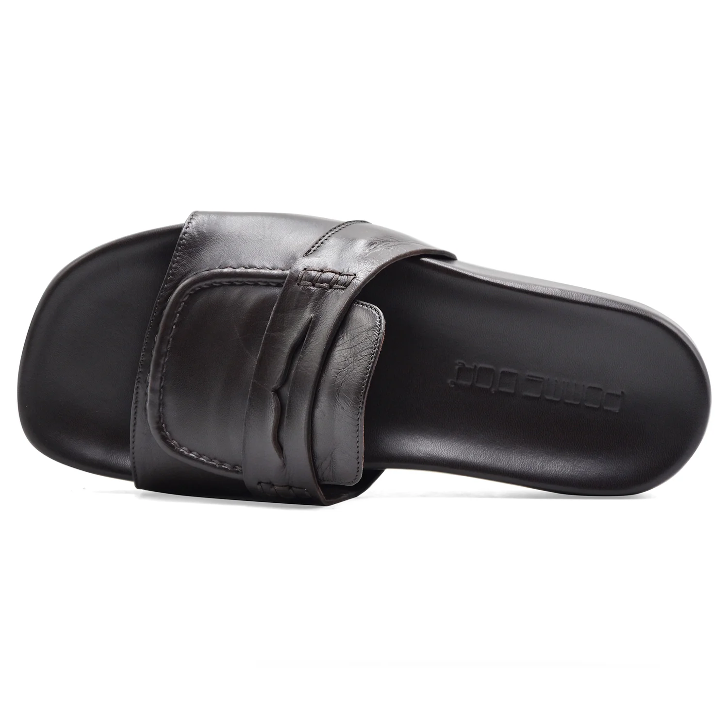 Sandali Design Mule Mocassino Donna Pomme D’Or Nero In Pelle - Image 3