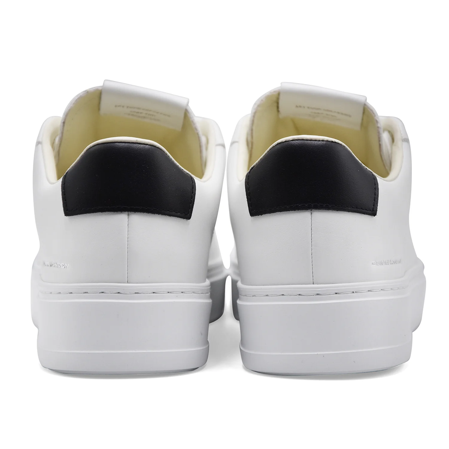 Sneakers Crime London Uomo Extralight Bianco Nero Made In Italy - Image 5