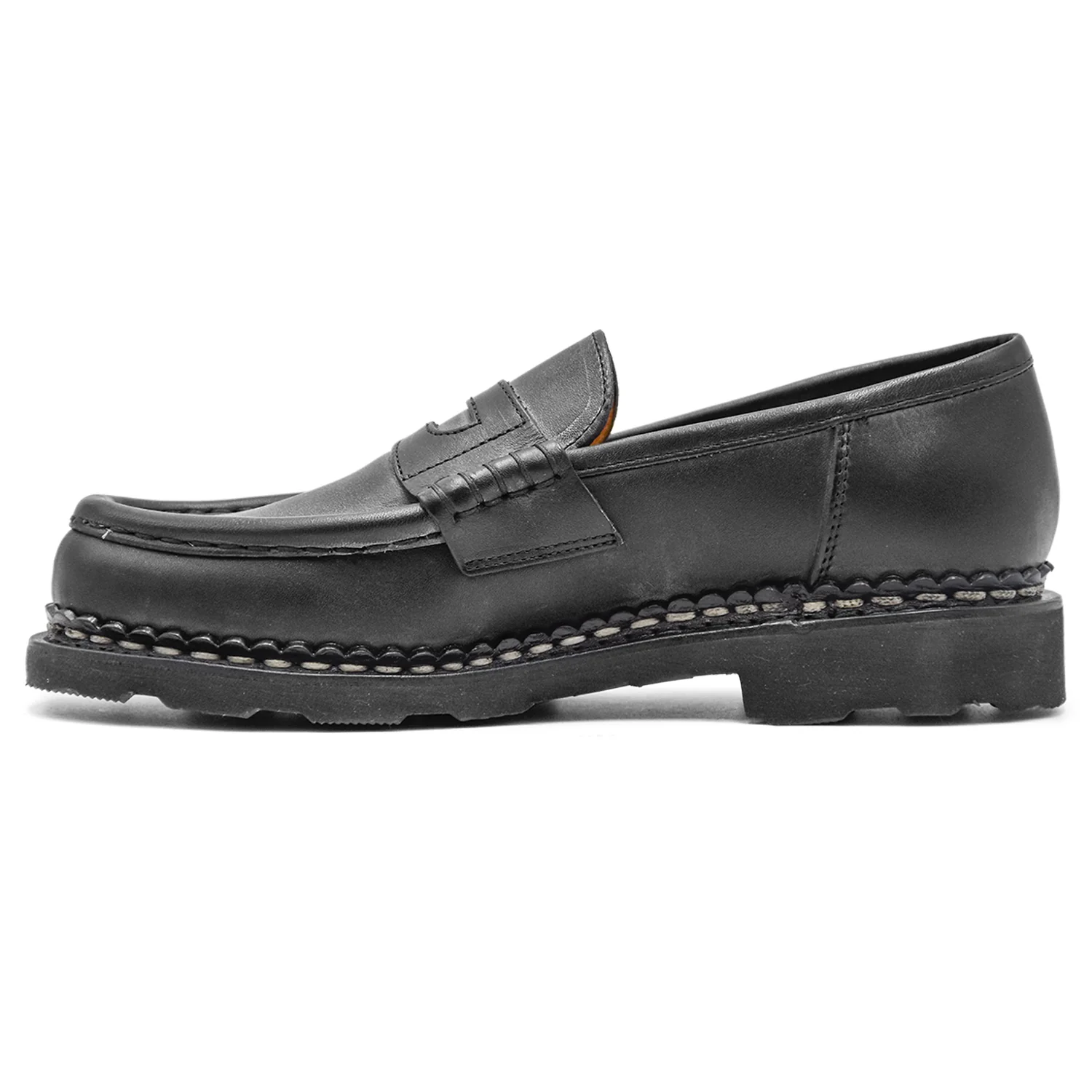 Mocassini Paraboot Donna Classico Orsay Griff Con Mascherina Nero - Image 5
