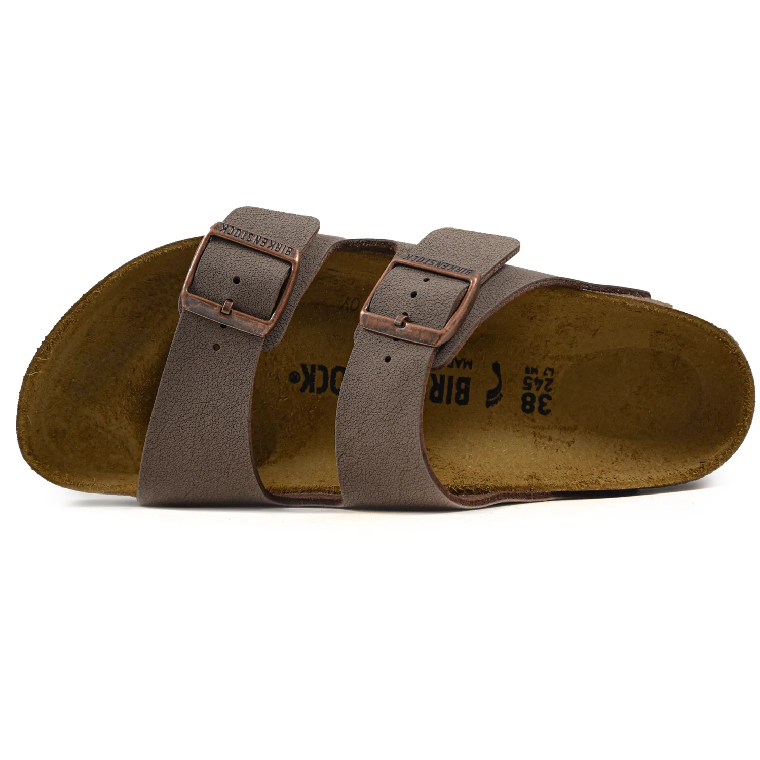 Birkenstock Sandali Donna Arizona Birko Flor Mocca Bordo Accentuato - Image 2