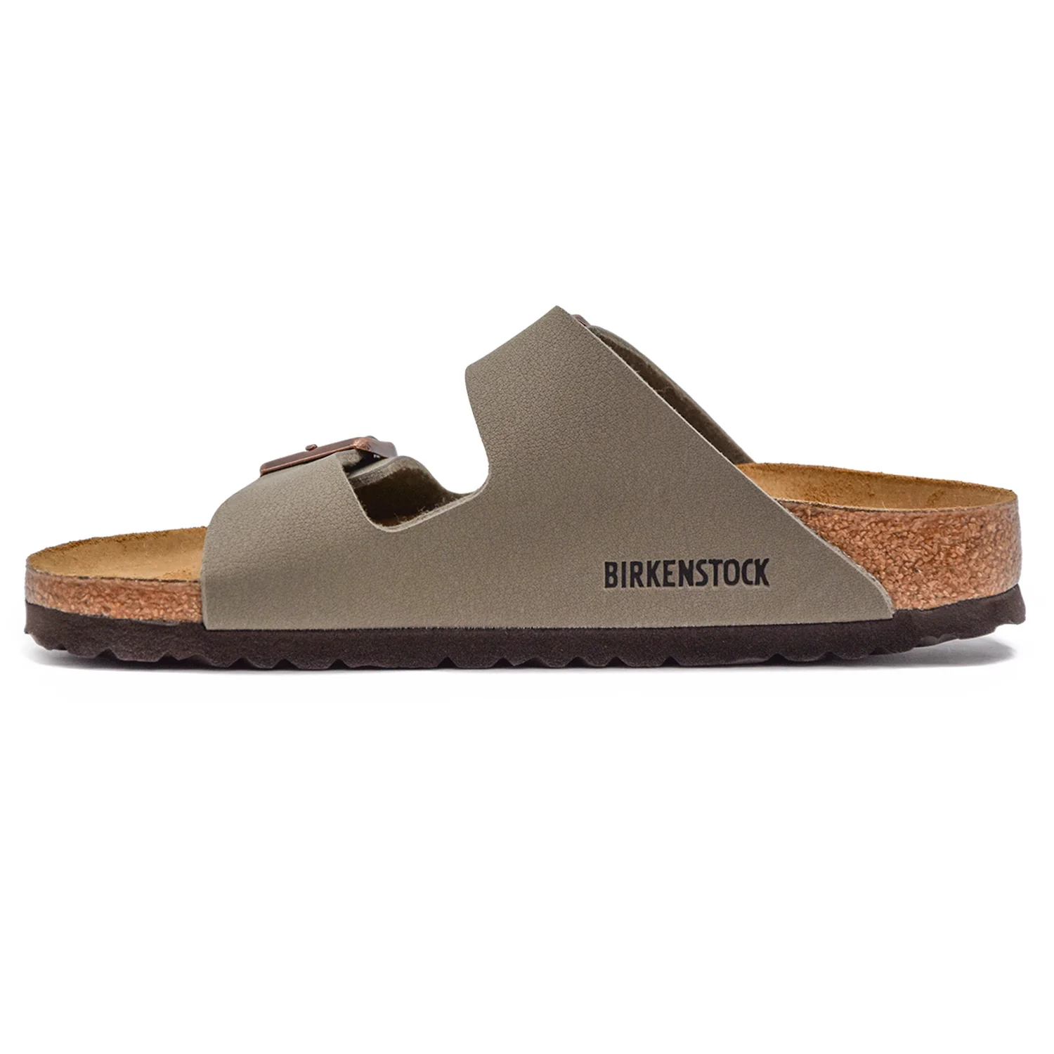 Sandali Birkenstock Arizona BS Grigio Pietra Regolabile Donna - Image 3