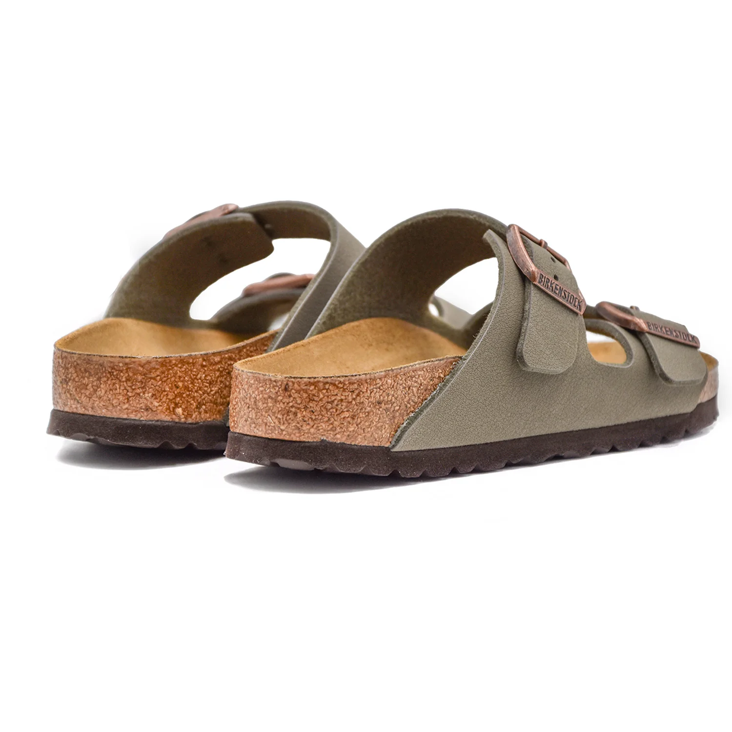 Sandali Birkenstock Arizona BS Grigio Pietra Regolabile Donna - Image 4