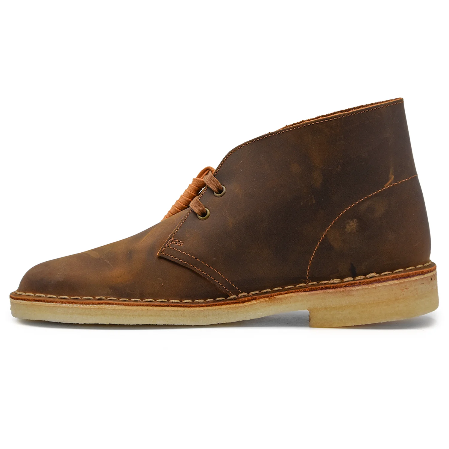 Clarks Polacchino Desert Boot Marrone Uomo Pregiata Pelle Oleata - Image 4