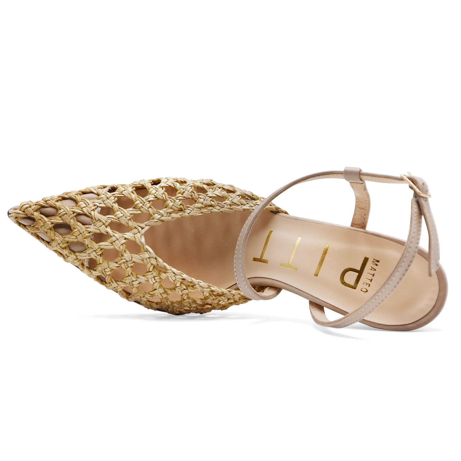 Chanel Matteo Pitti Donna 1557 In Rafia E Cinturino In Pelle - Image 3